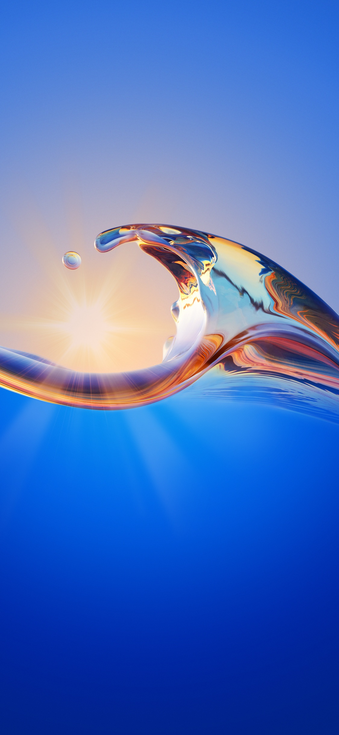 Ocean Waves Wallpaper 4K, Sunlight, Daytime, Blue