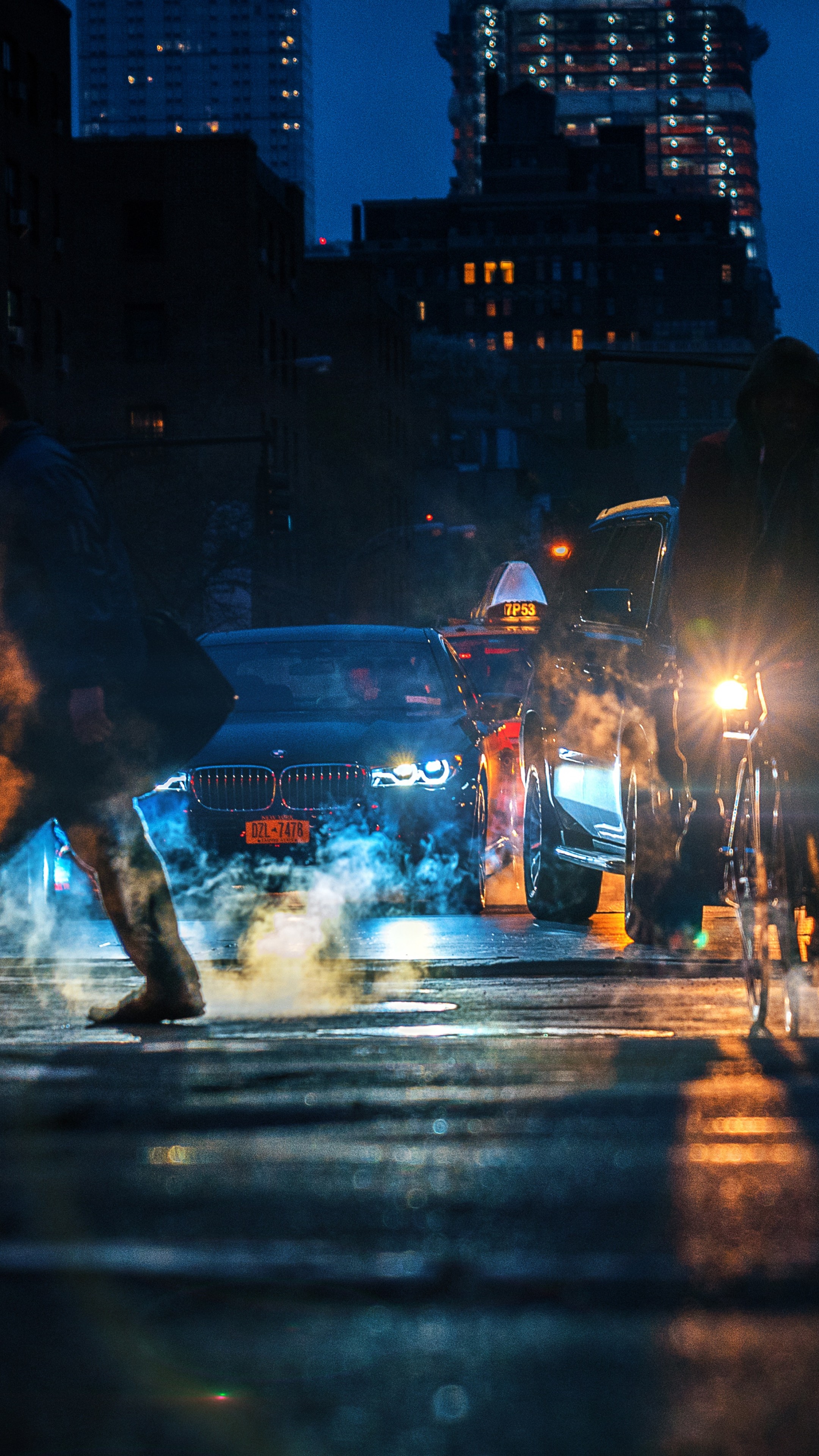 Wallpaper New York City, traffic, city, 4K, Architecture