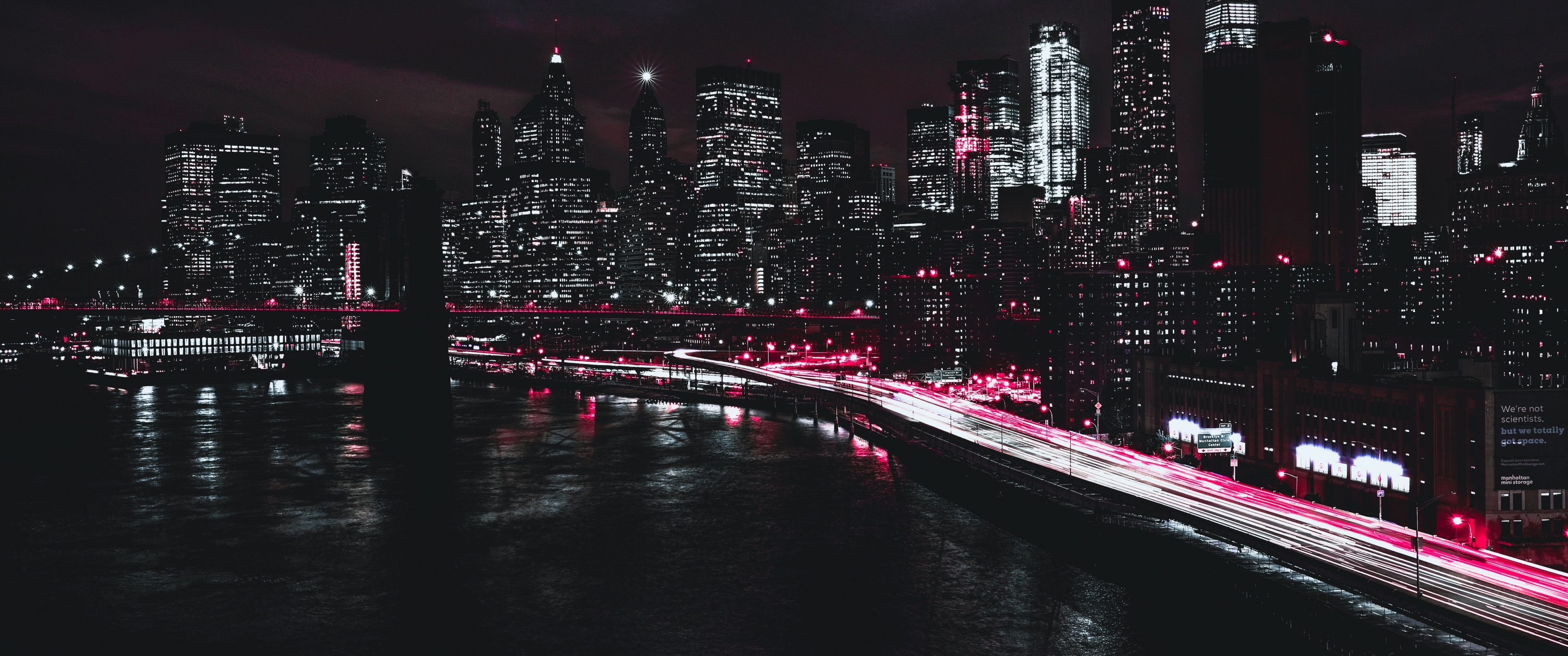 New York City Wallpaper 4K, Manhattan, Traffic lights