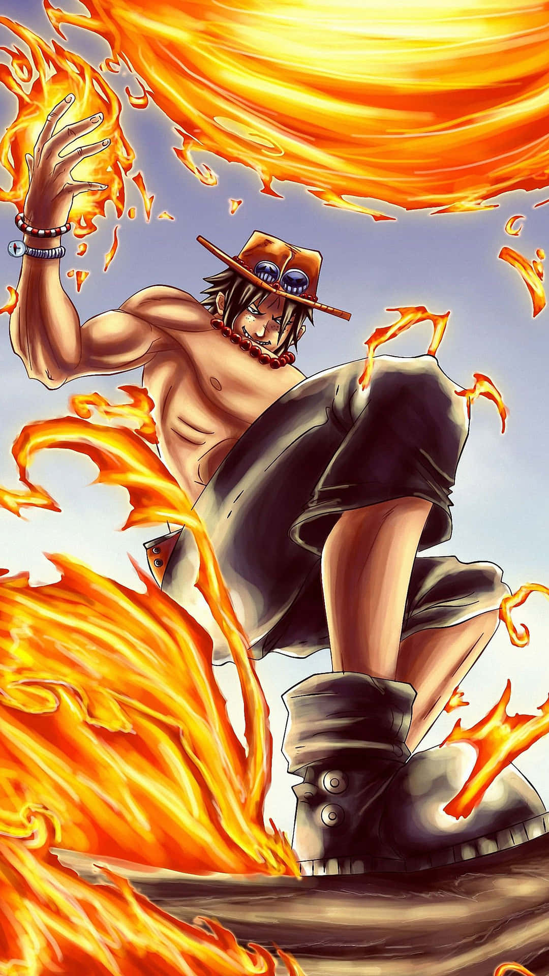 Download Striking Sanji iPhone Wallpaper