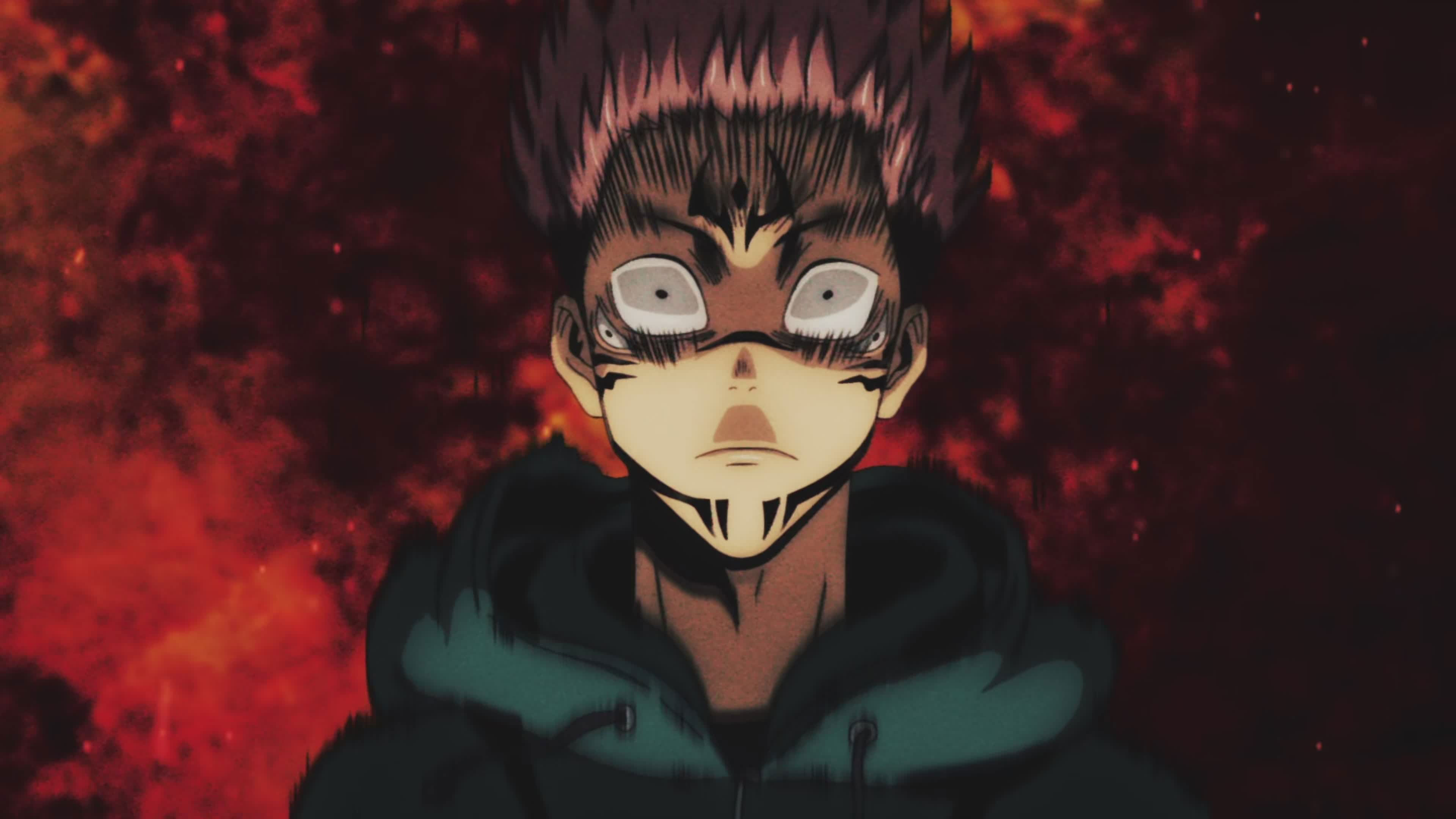 Wallpaper Jujutsu Kaisen, Anime Man