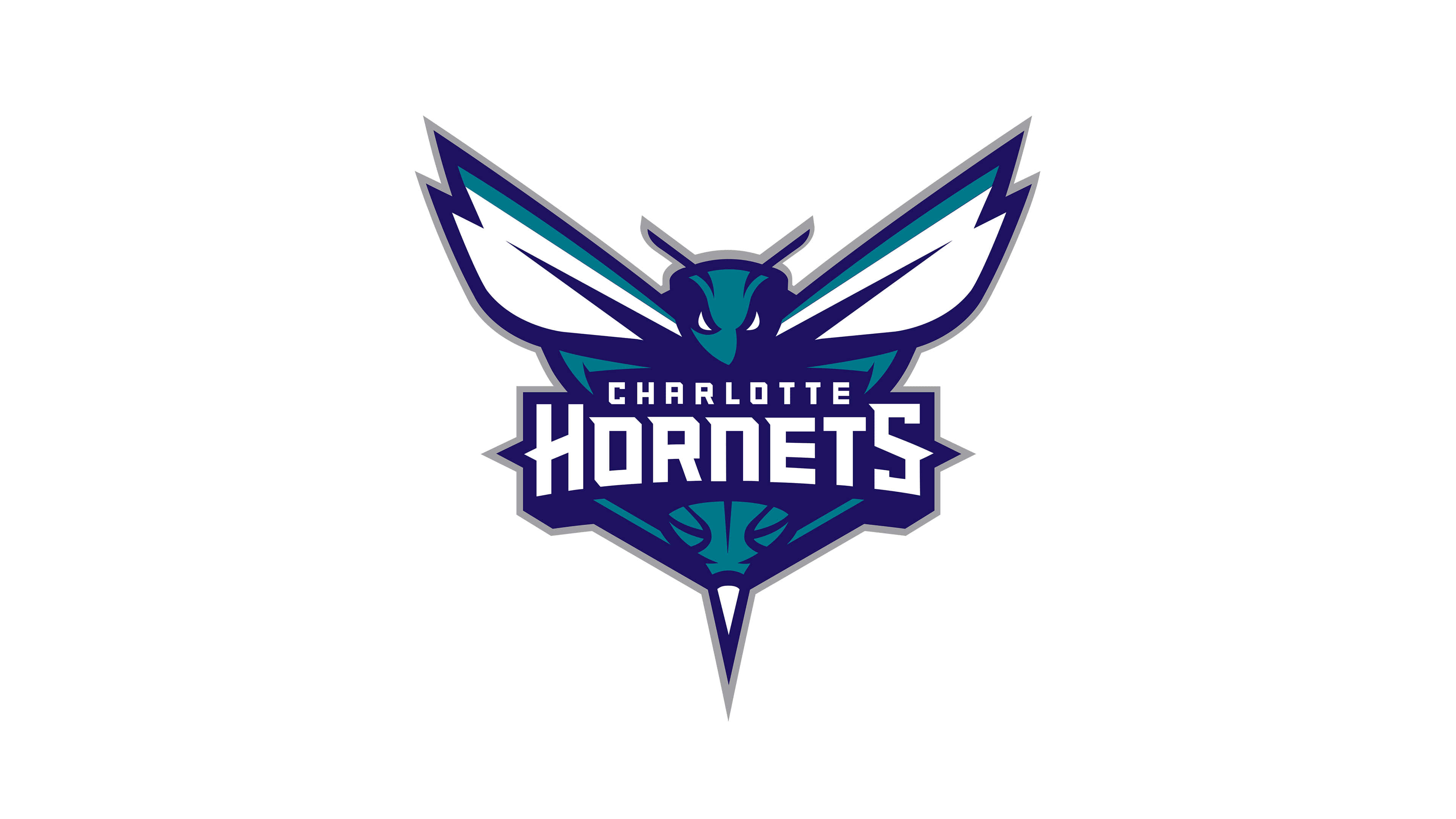 Charlotte Hornets NBA Logo UHD 4K Wallpaper