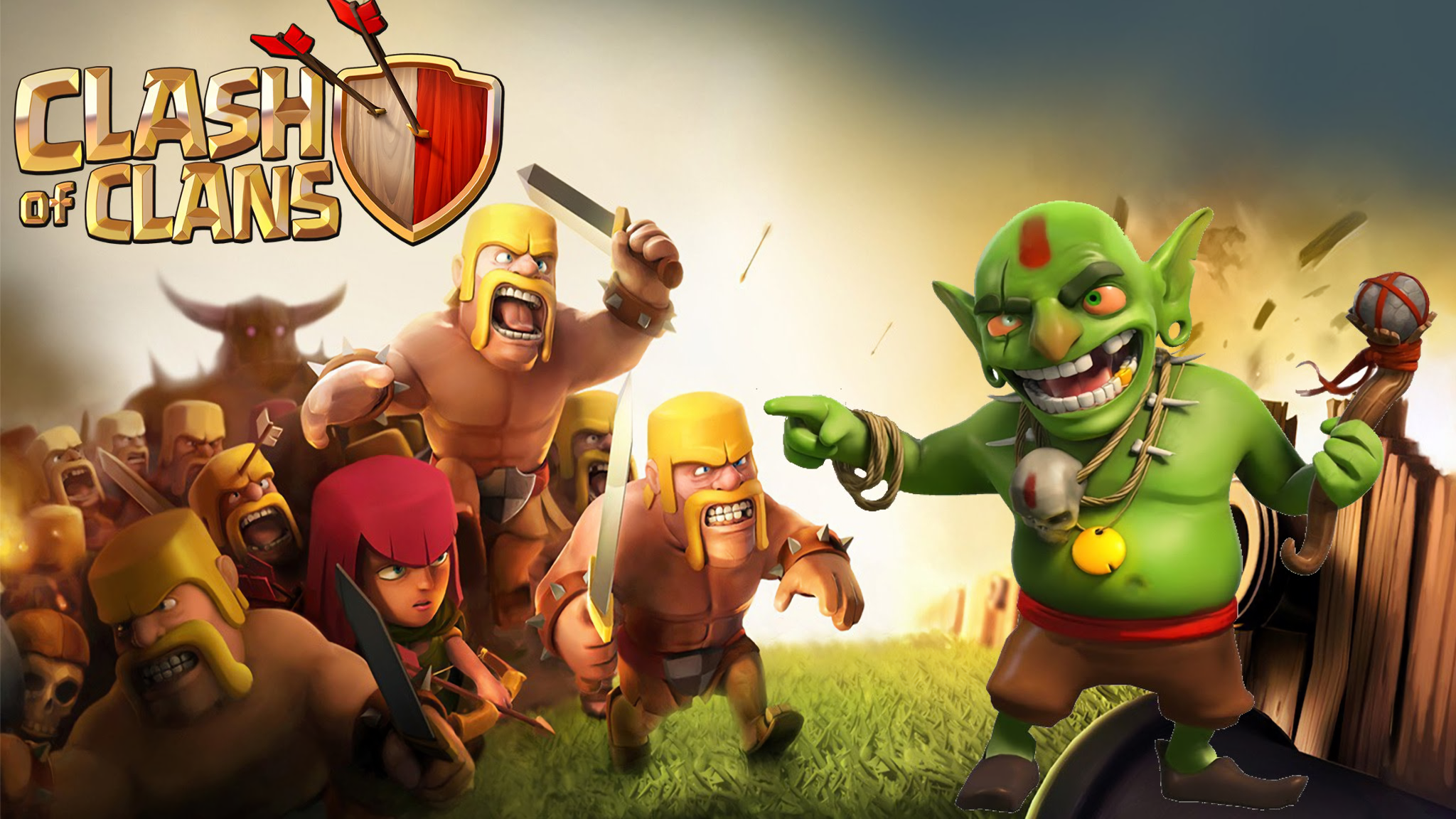 Video Game Clash of Clans HD Wallpaper