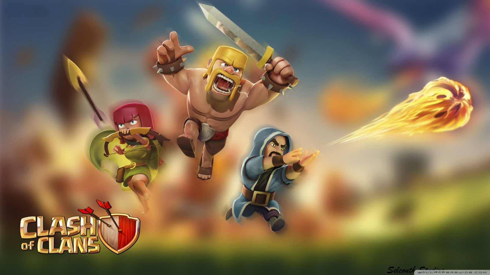 Clash of Clans Ultra HD Desktop Background Wallpaper for 4K UHD TV, Tablet