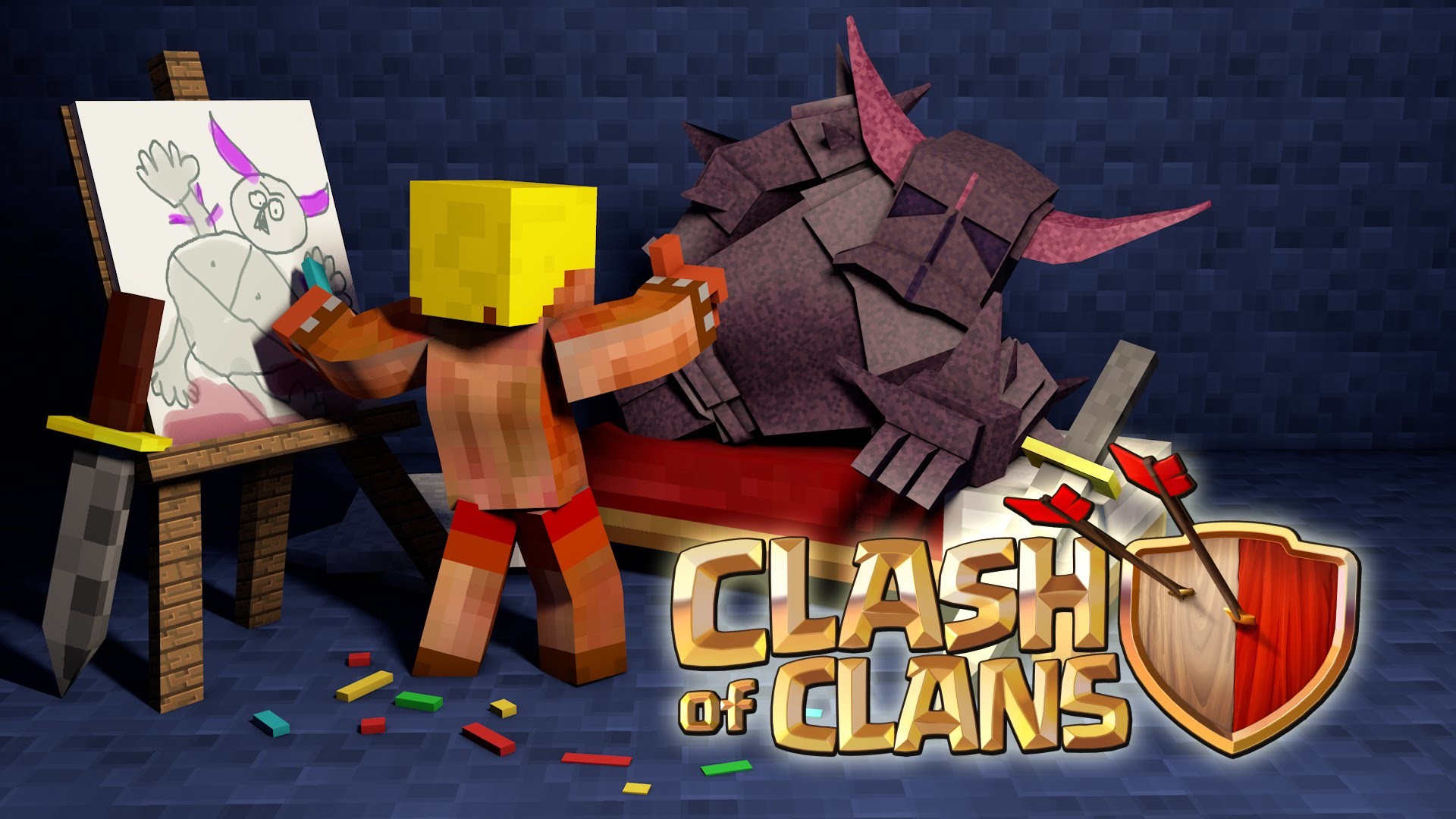 Clash of Clans Barbarian Wallpaper