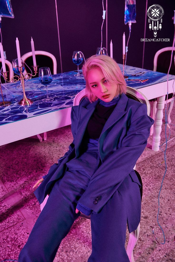 Dream Catcher lean back in suits in latest 'Dystopia: The Road to Utopia' teaser image. Dream catcher, Odd eyes, Mini albums