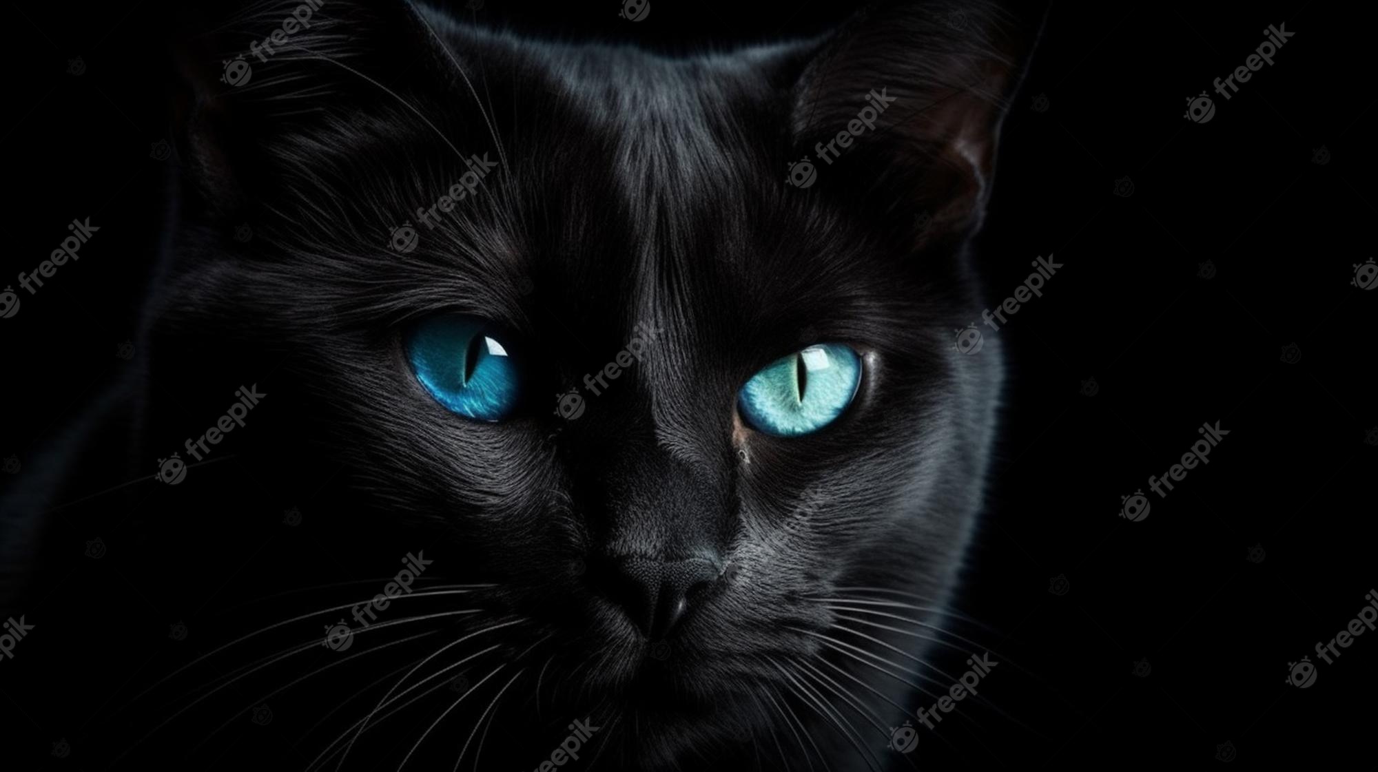 Black Cat Wallpaper Image