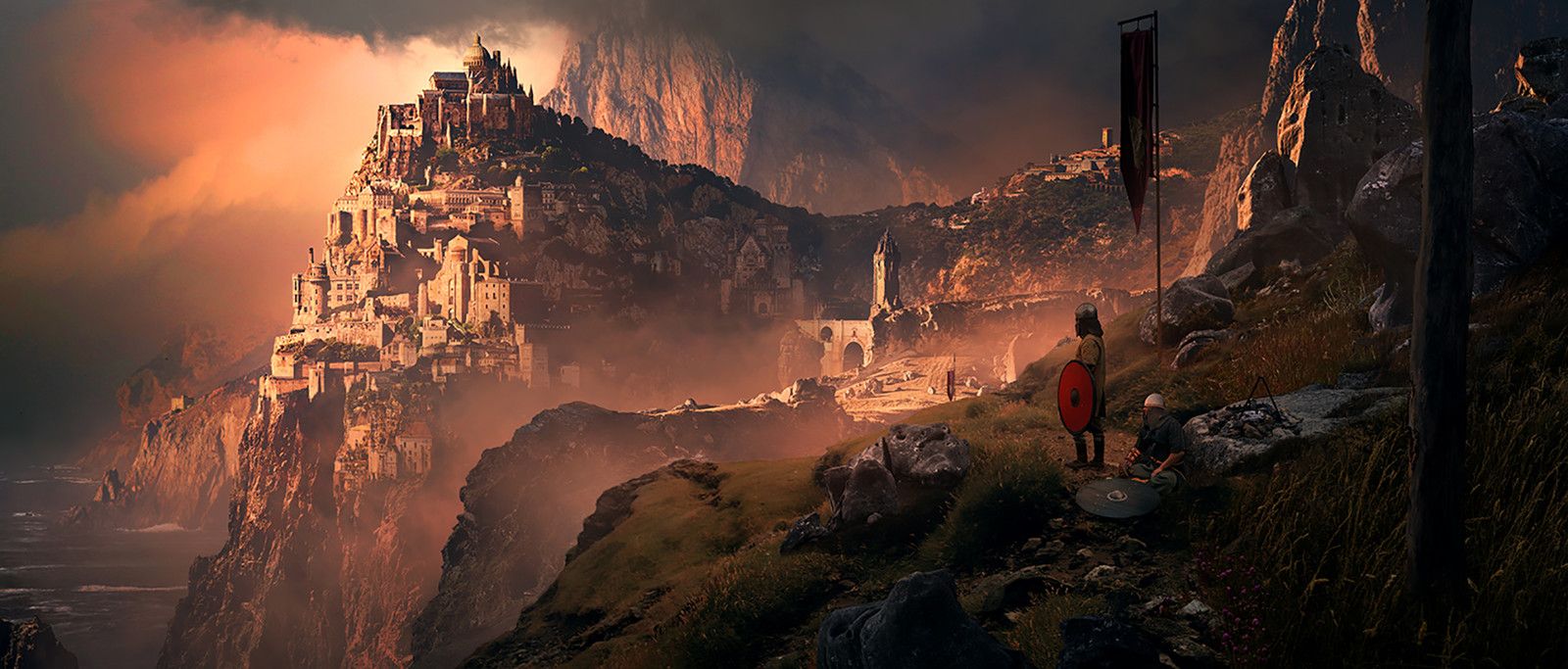 Casterly Rock Artwork BmXWo6. Casterly Rock, Fantasy City, Fantasy Places