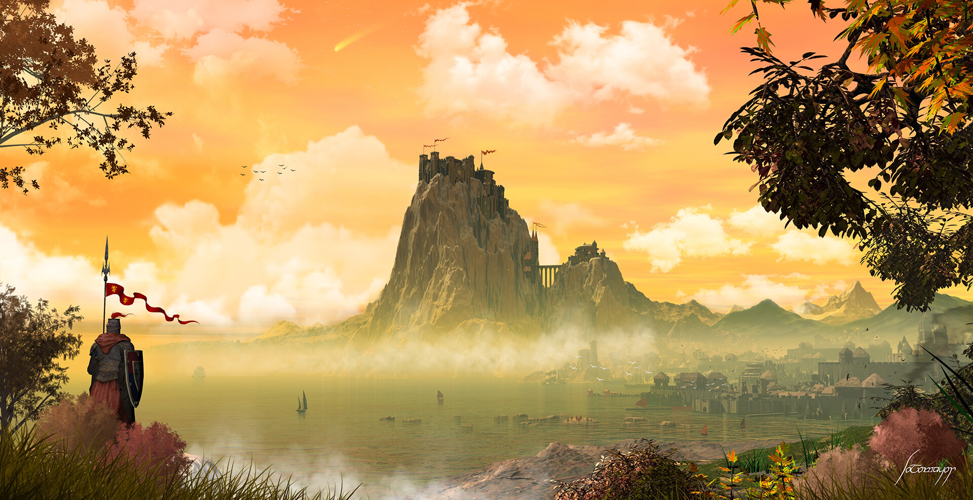 Casterly Rock and Lannisport