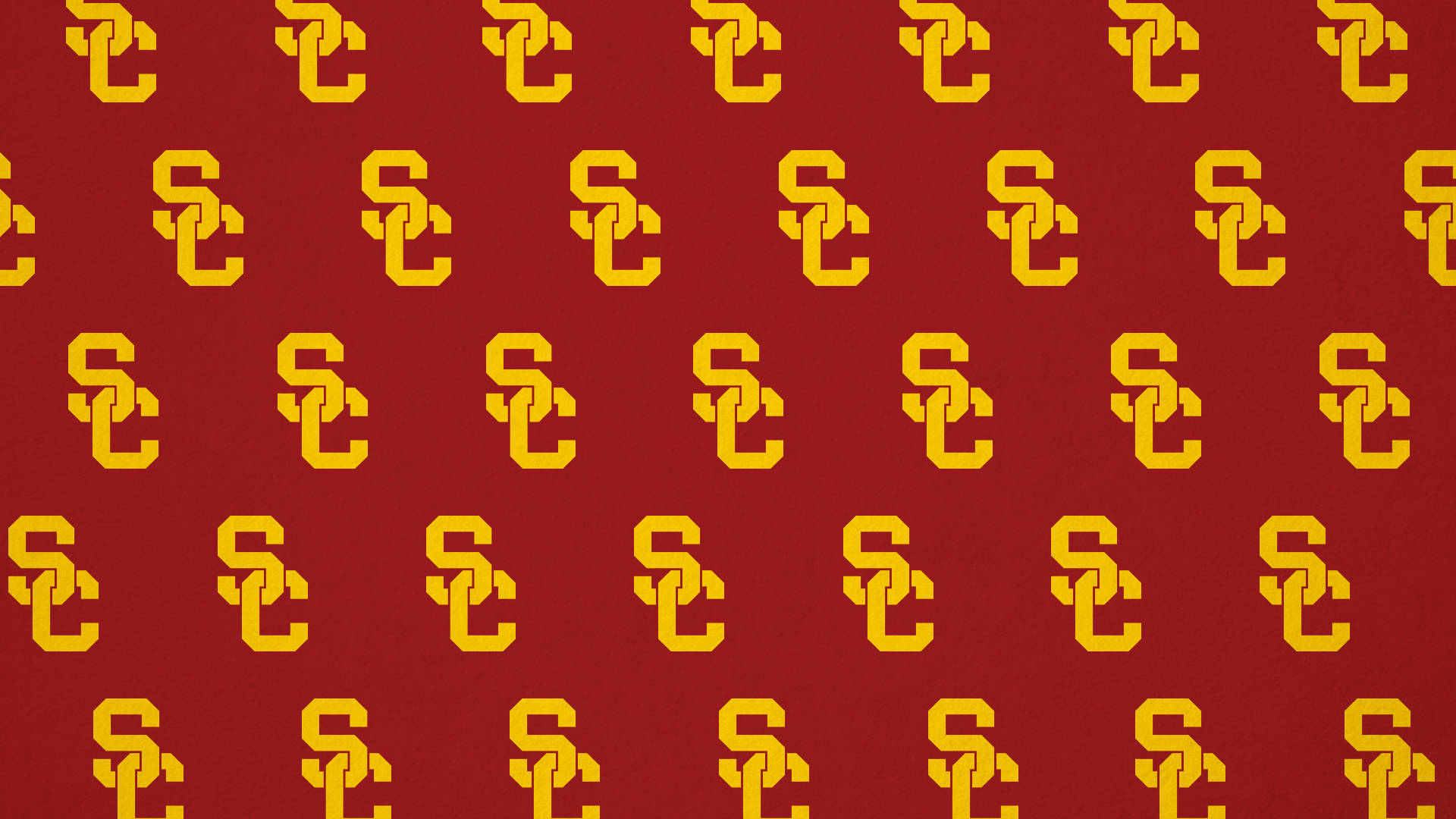 Download University Of Southern California Pattern Red Wallpaper