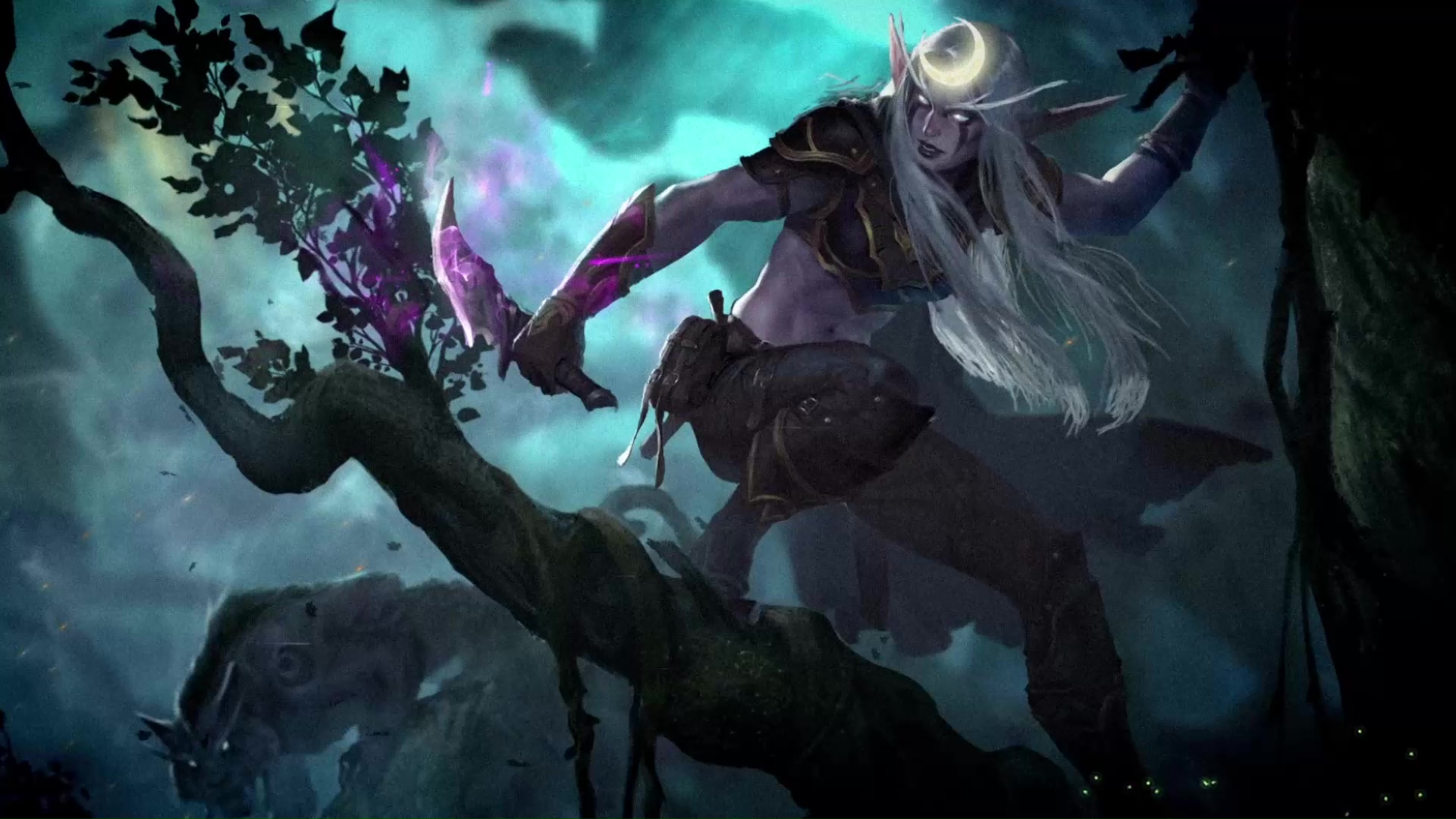 Night Elf World Of Warcraft Live Wallpaper