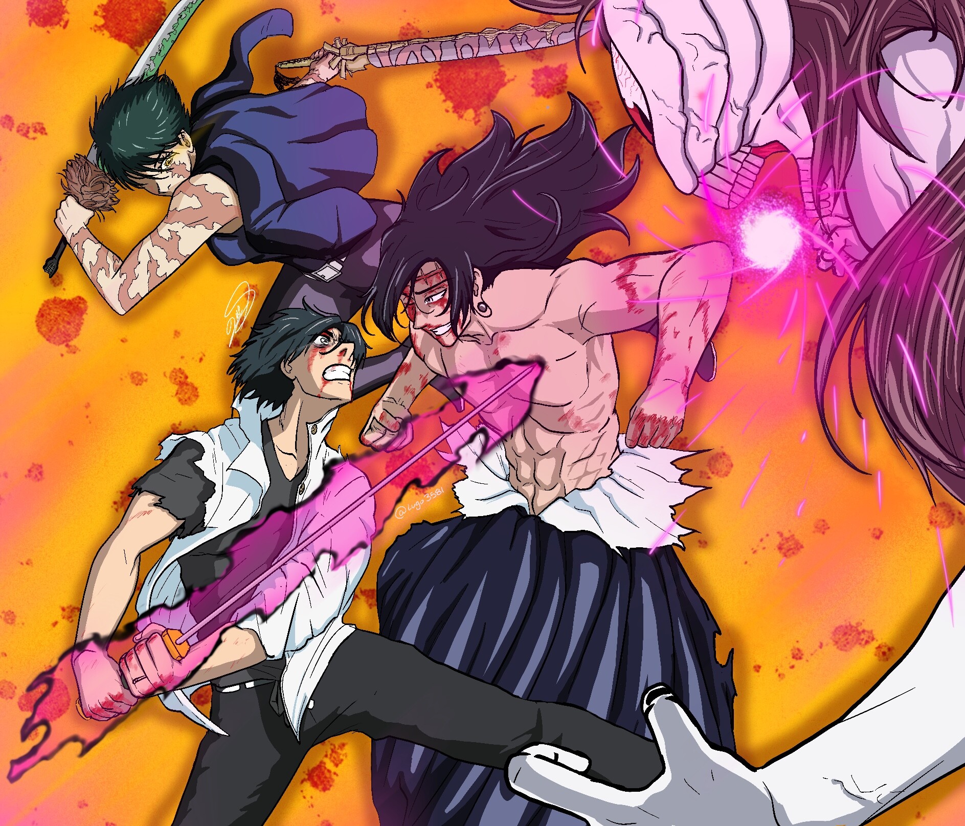 Yuta and Maki vs Kenjaku