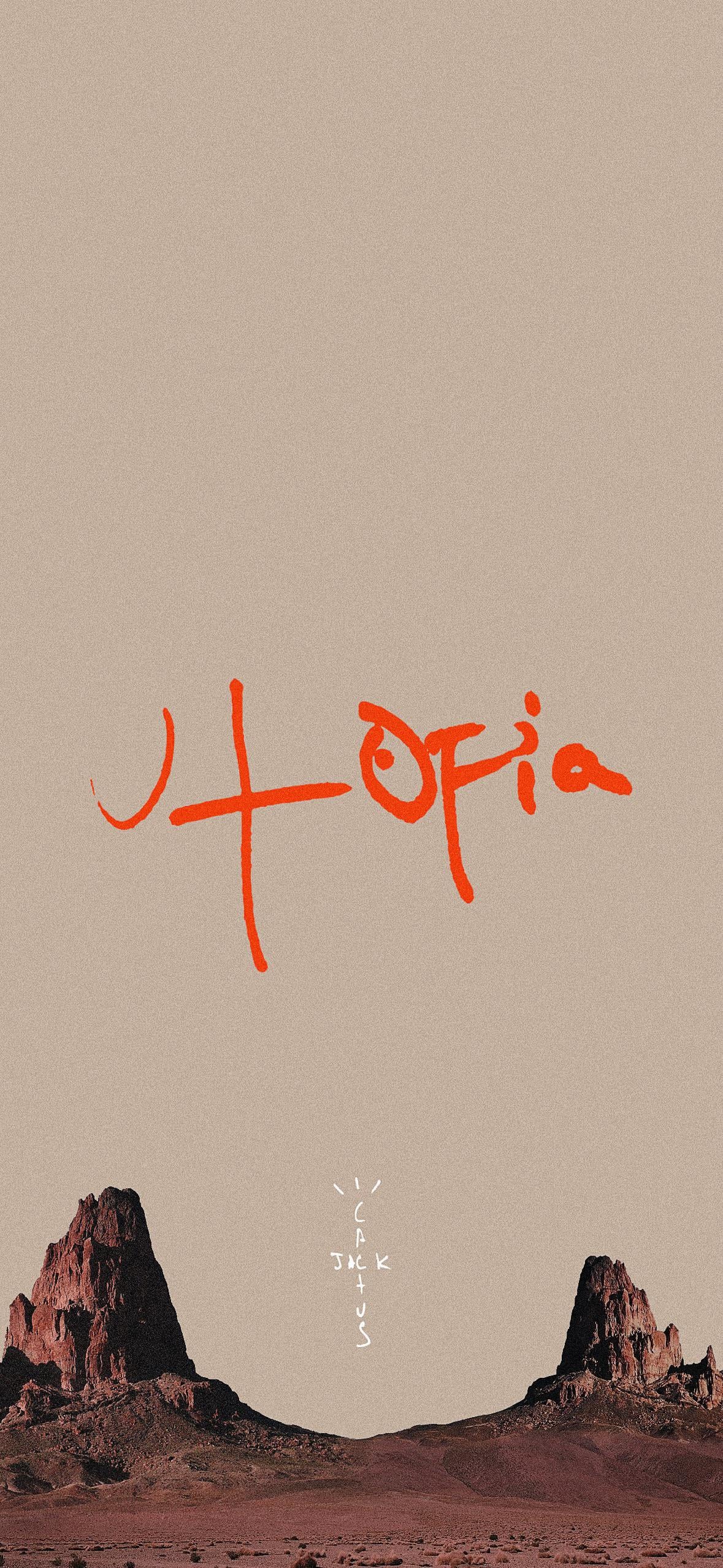 Updated Utopia logo wallpaper