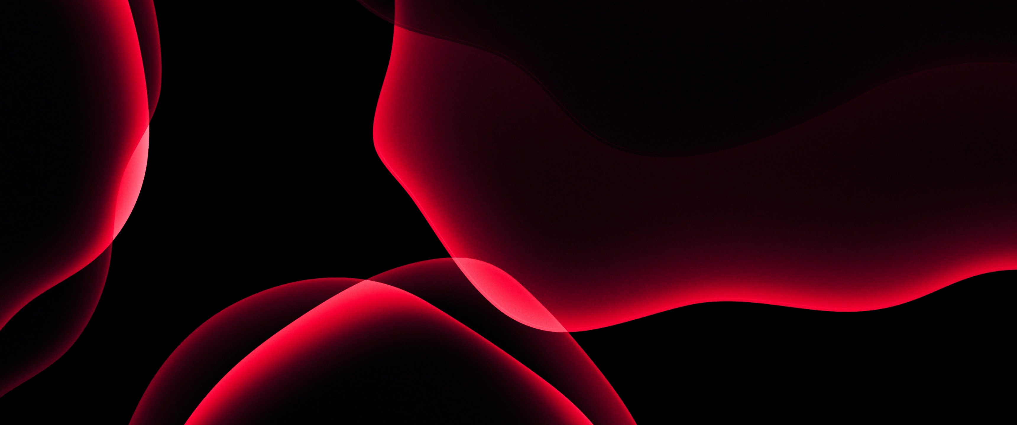 iOS 13 Wallpaper 4K, Red, Stock, iPadOS
