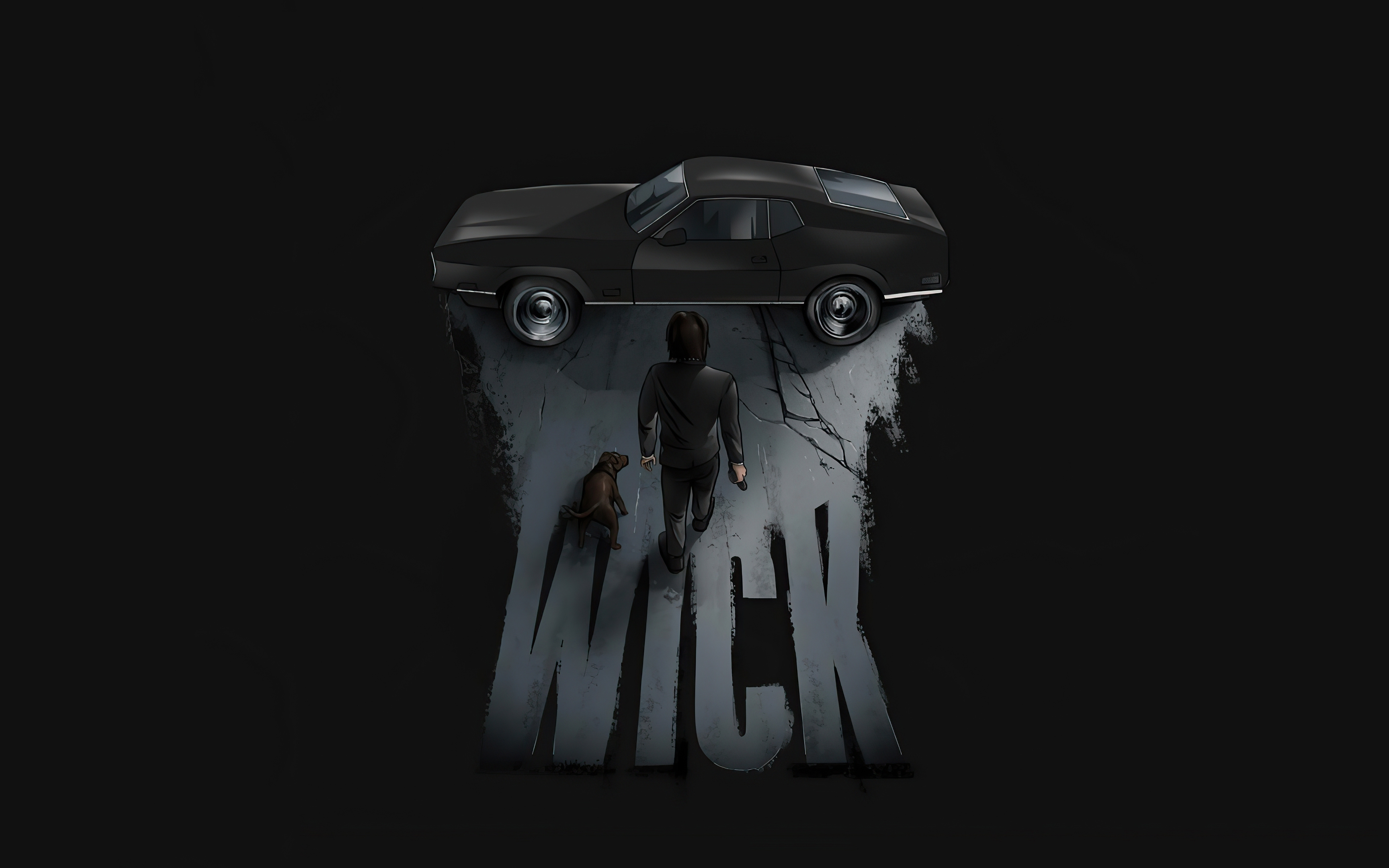 Download wallpaper 3840x2400 john wick, movie, dark, fan art 4k wallaper, 4k ultra HD 16:10 wallpaper, 3840x2400 HD background, 25751