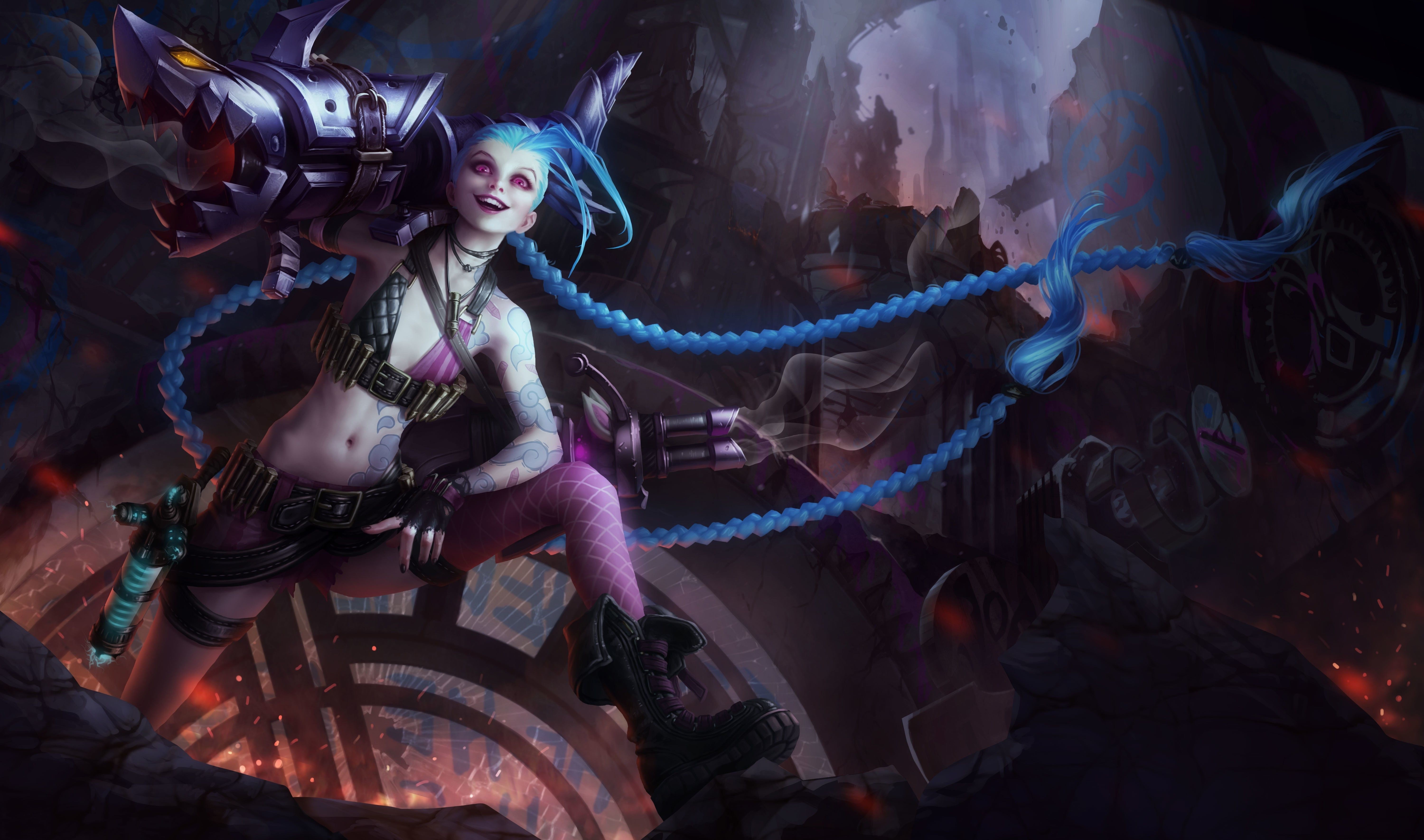 Wallpaper / jinx league of legends, league of legends, games, hd, 4k, 5k free download