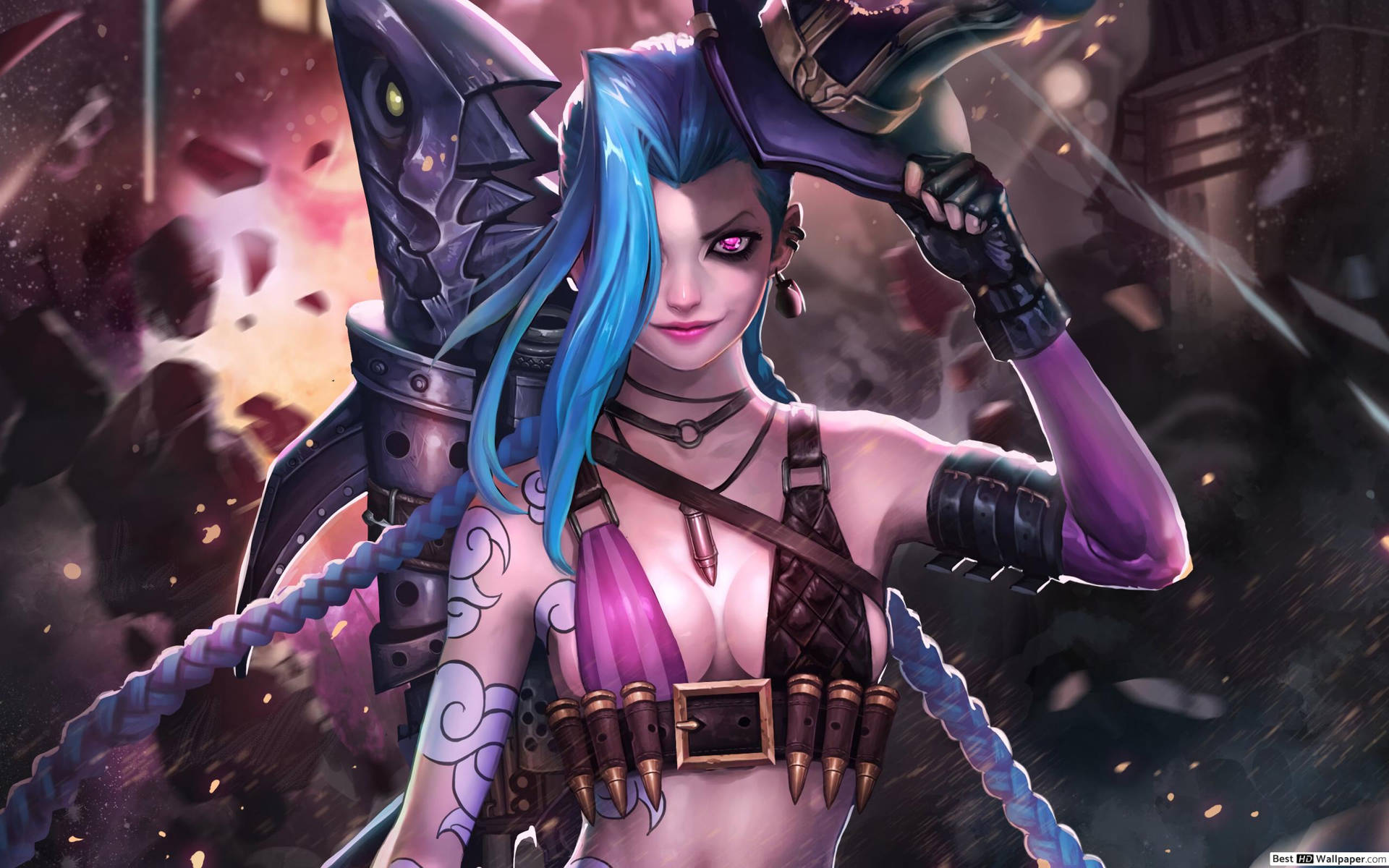 Jinx Wallpaper Full HD, 4K✓Free