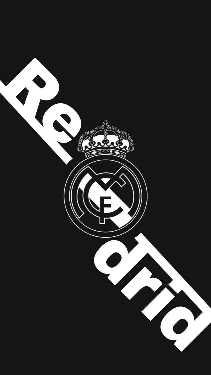 Real Madrid logo wallpaper for mobile. Full ratio wallpaper. Kartu, Ilustrasi kartu ucapan, Sepak bola