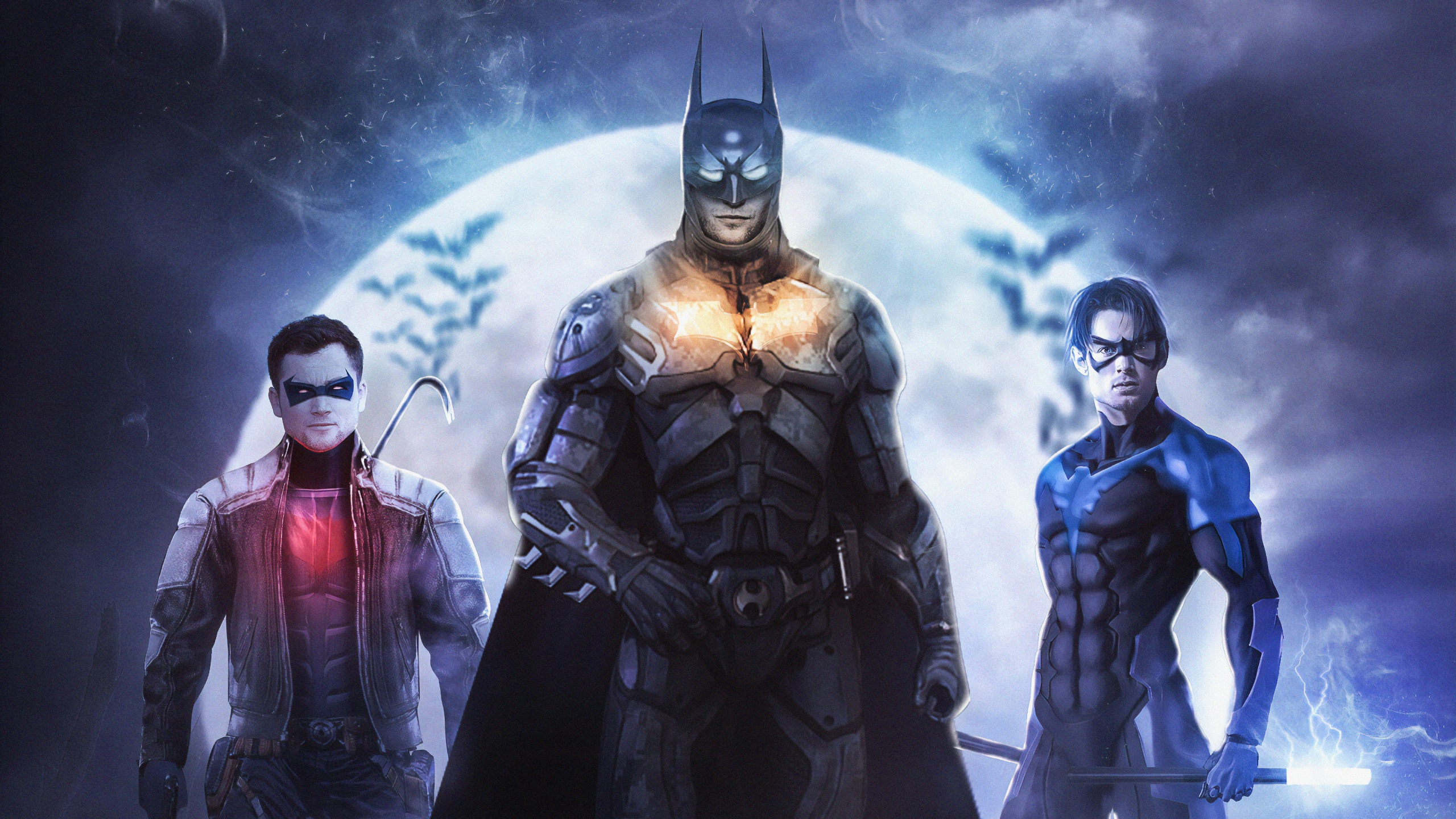Wallpaper 4k Dc Bat Family Wallpaper