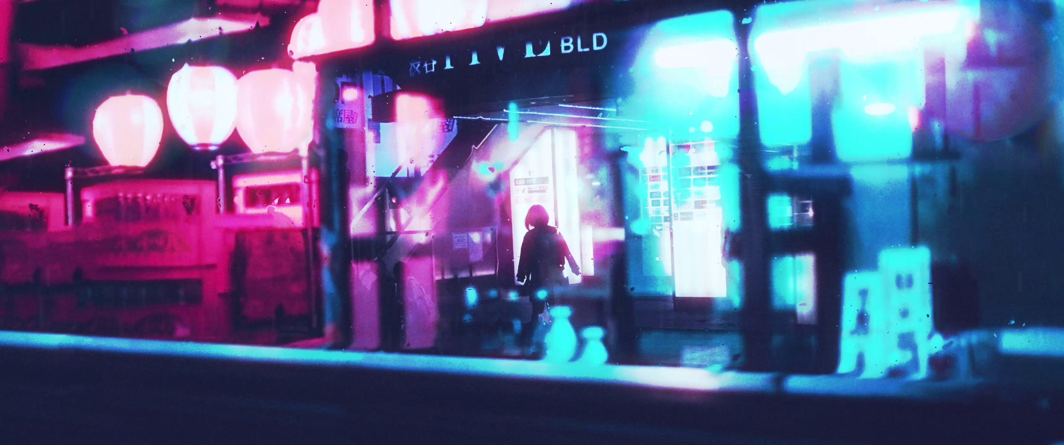 Tokyo Night Rain Live Wallpaper