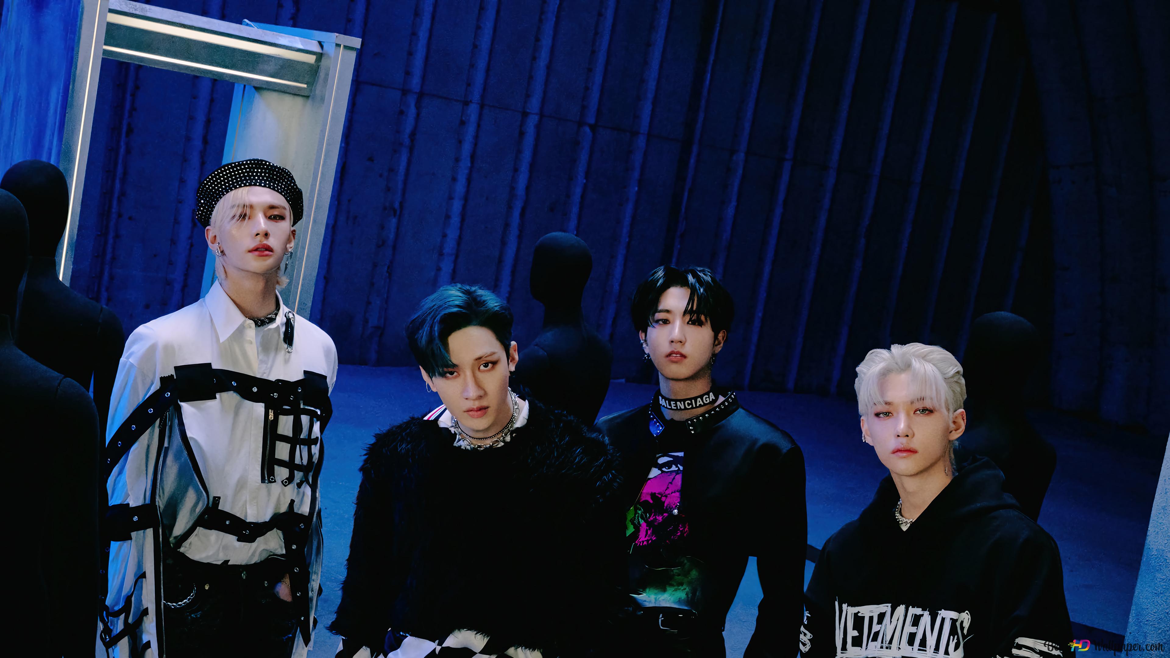 Stray Kids Members in Maniac MV Shoot 4K wallpaper download