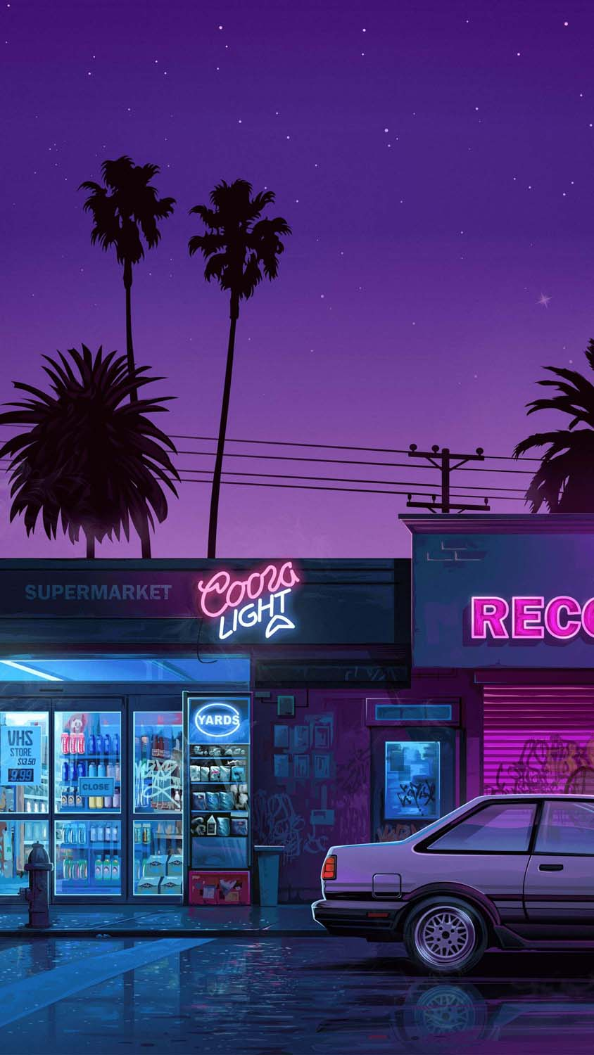 Retro Streets iPhone Wallpaper 4K iPhone Wallpaper Wallpaper Download