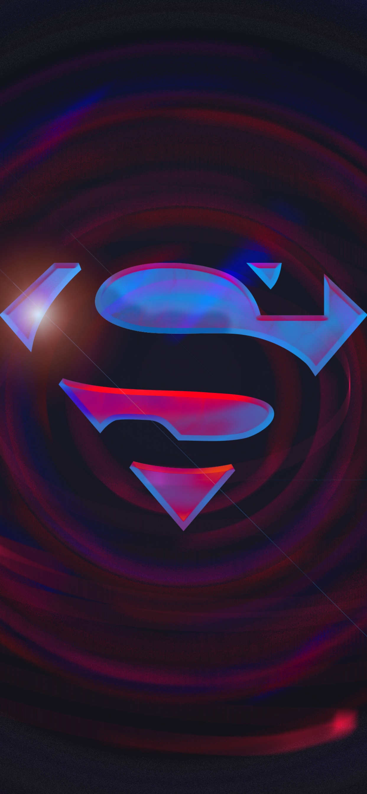 Superman Wallpaper 4K, Dark background