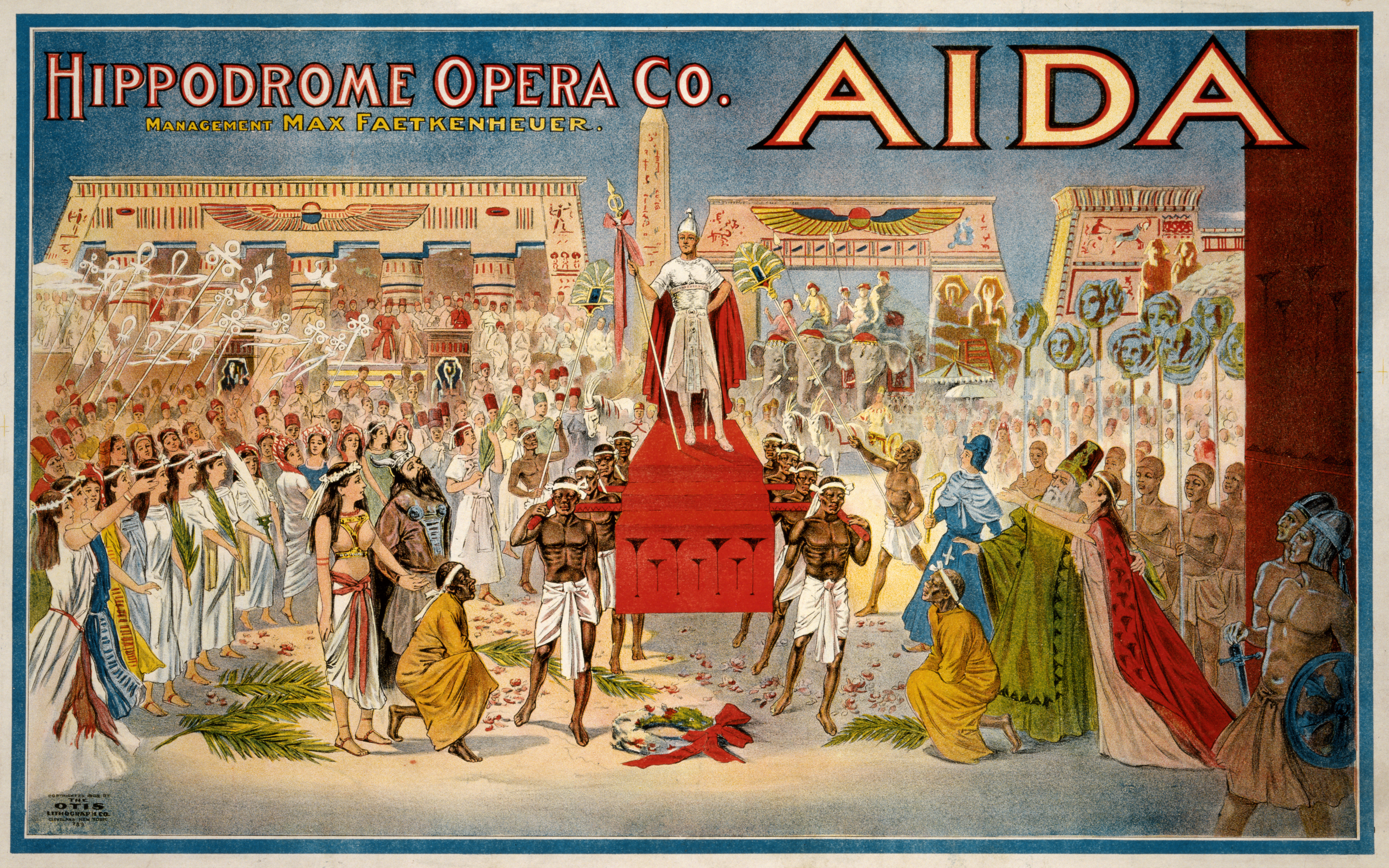Music Aida 4k Ultra HD Wallpaper by The Otis Lithograph Co