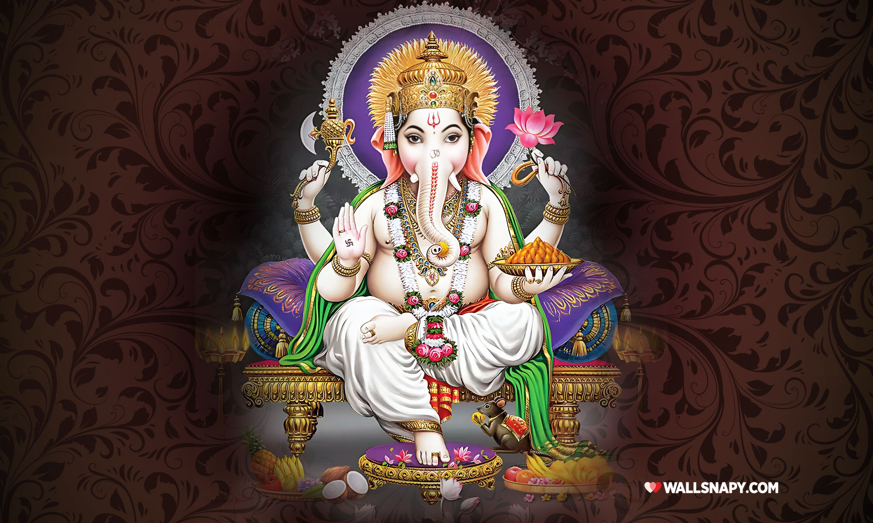 Ganesh wallpaper HD 4k full screen 1800px