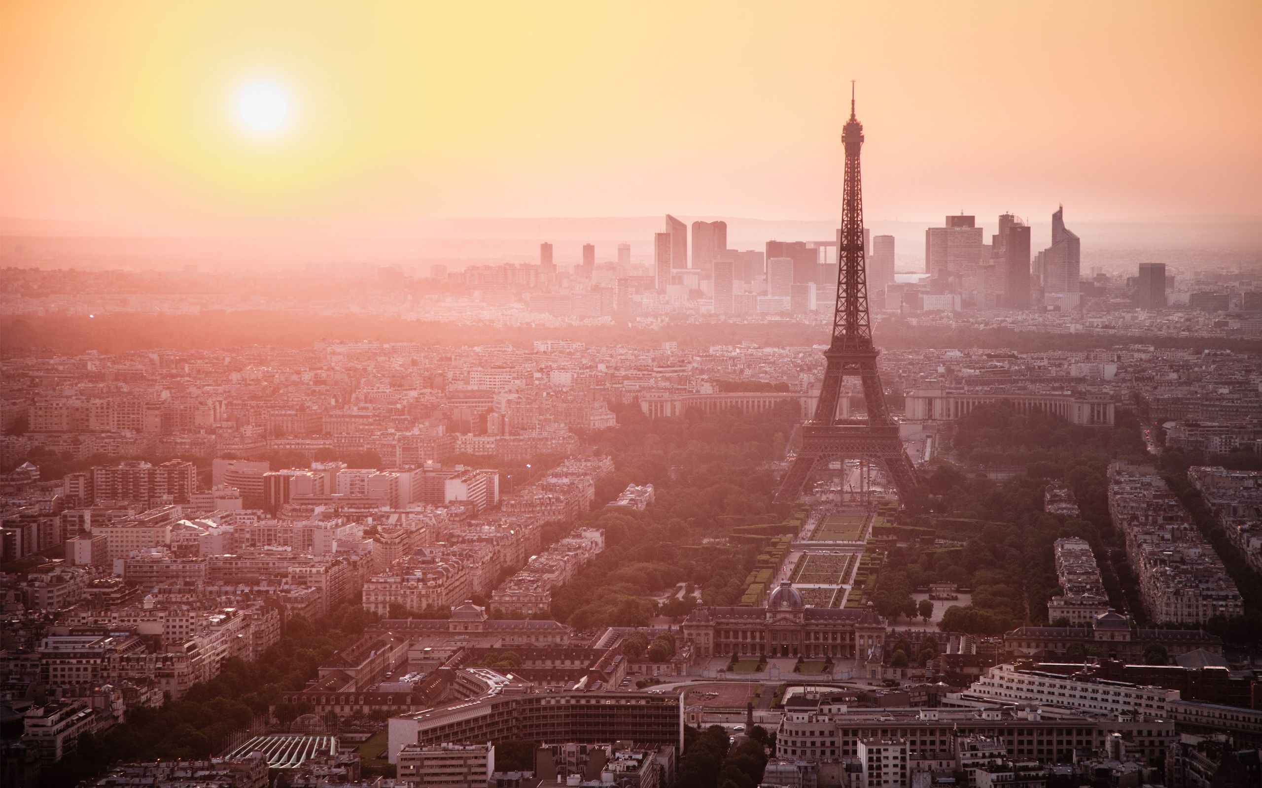 Paris Sunset Wallpaper