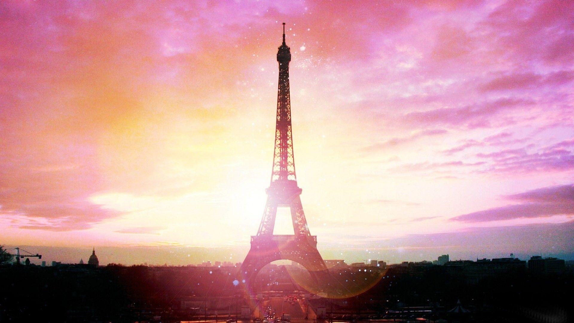 Paris Sunset Wallpaper