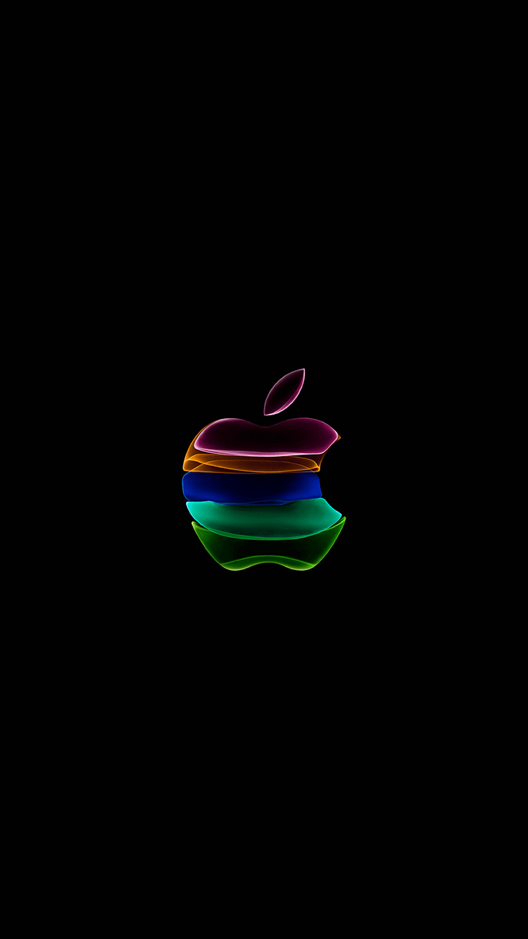 iPhone 6 wallpaper. art apple logo minimal simple dark