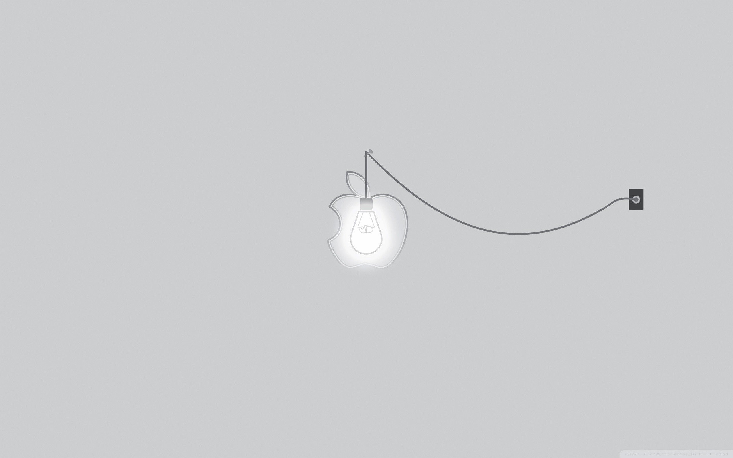 apple inc_ light bulb minimalism Gallery HD Wallpaper