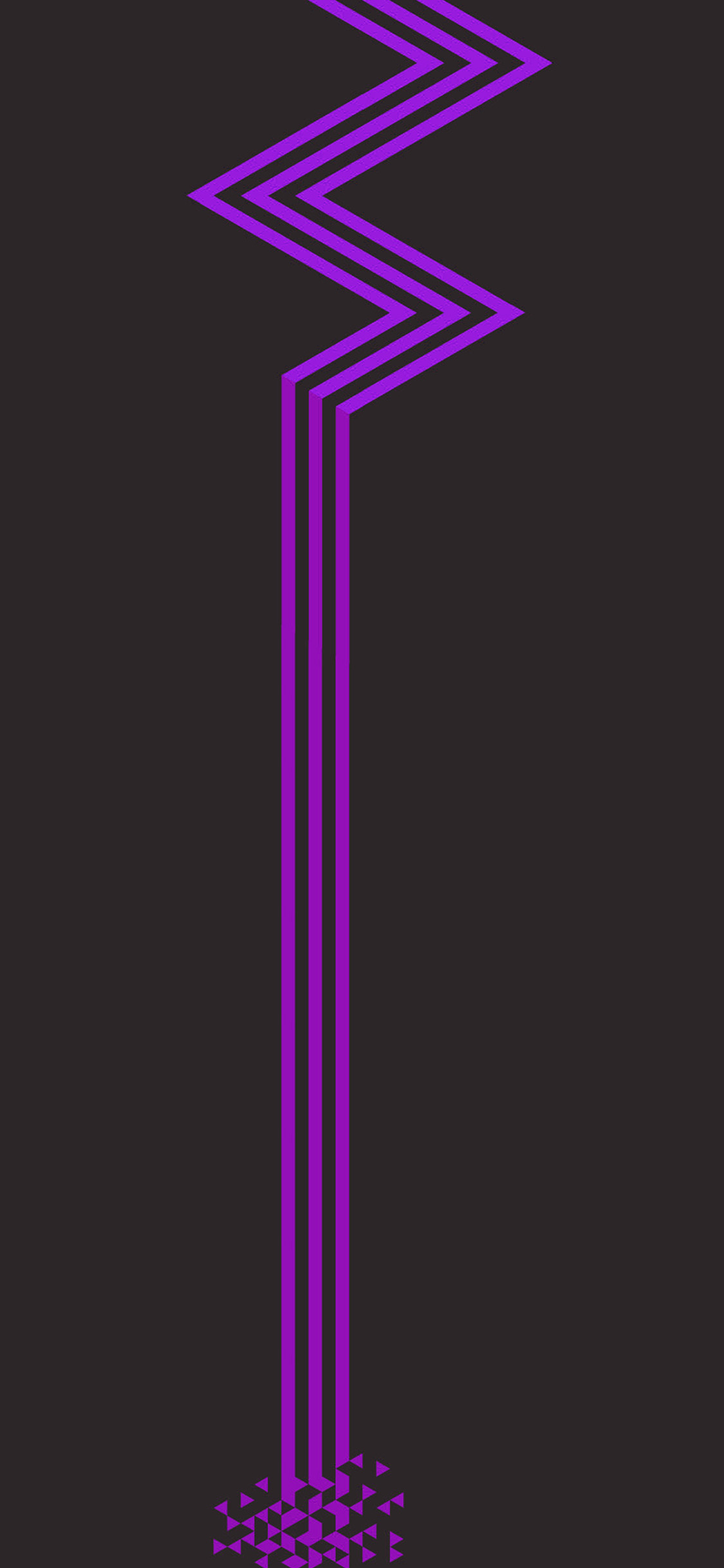 Minimal Purple Dark Line Abstract