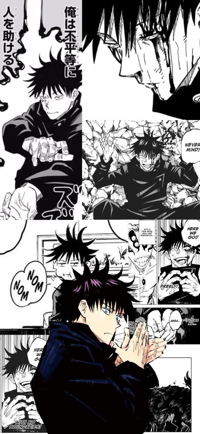 A couple wallpaper I made using manga panels