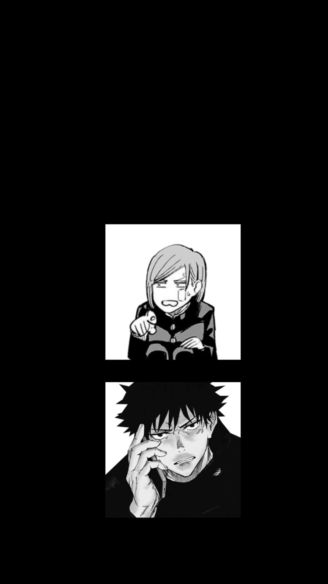Free download i honestly dont know here are three jujutsu kaisen wallpaper [1080x1920] for your Desktop, Mobile & Tablet. Explore Black Jujutsu Kaisen Wallpaper. Black Background, Wallpaper Black, Black