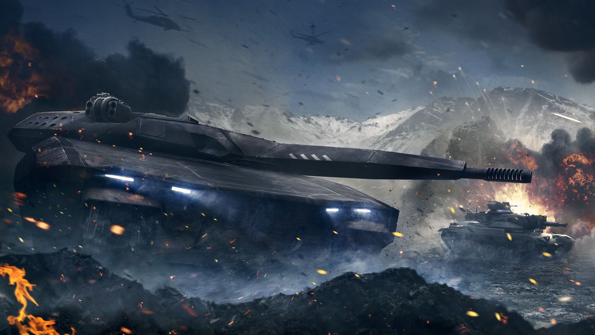 Desktop Wallpaper Armored Warfare, Video Game, Modern Tank, Military, War, HD Image, Picture, Background, C42e57