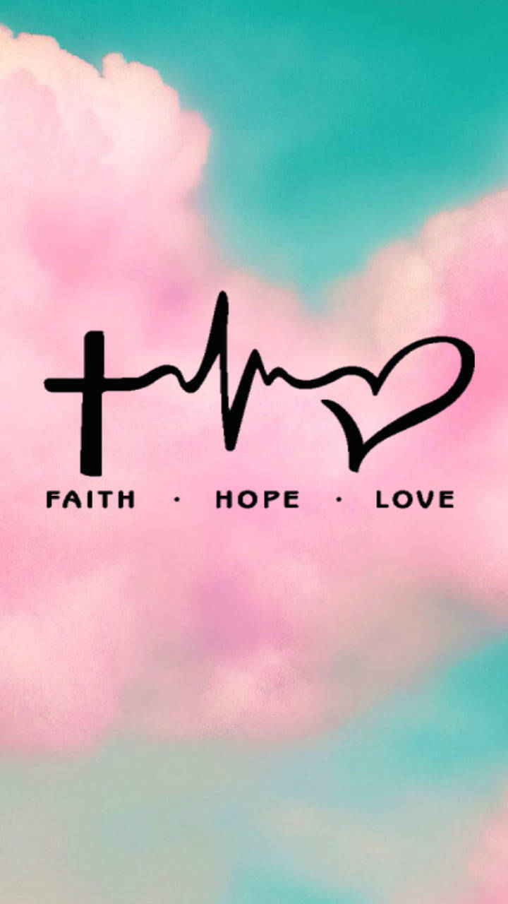Download Faith In God Pink Wallpaper