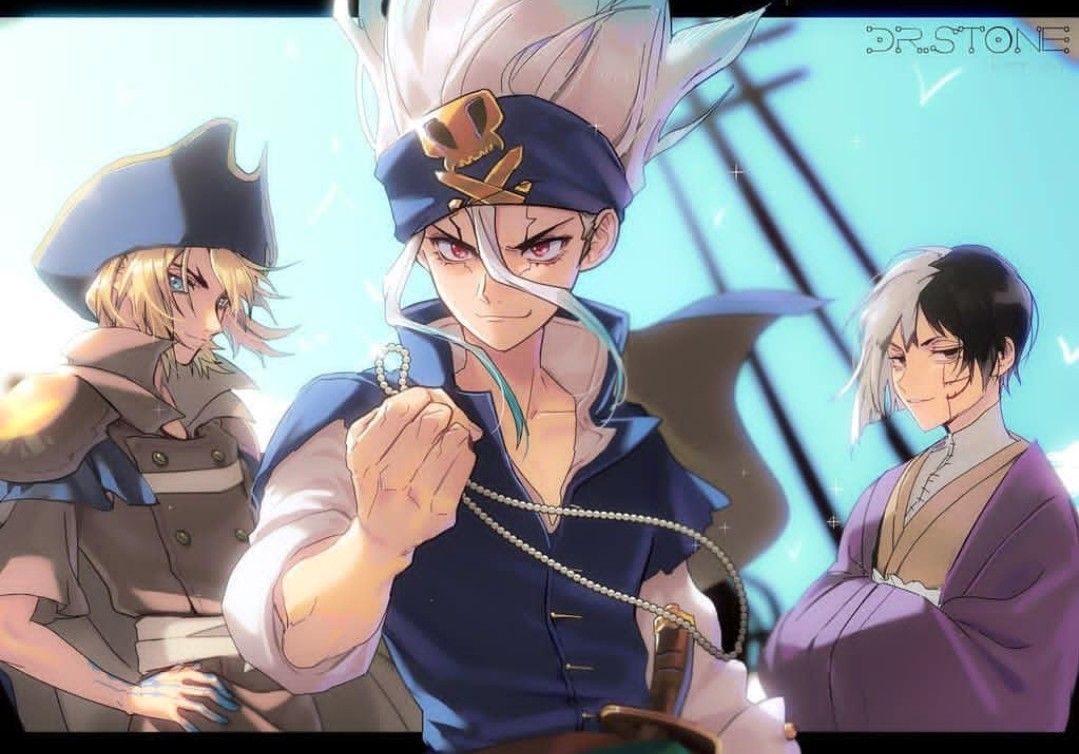 Ryusui, Senku & Gen. Dr. stone, Stone, Anime