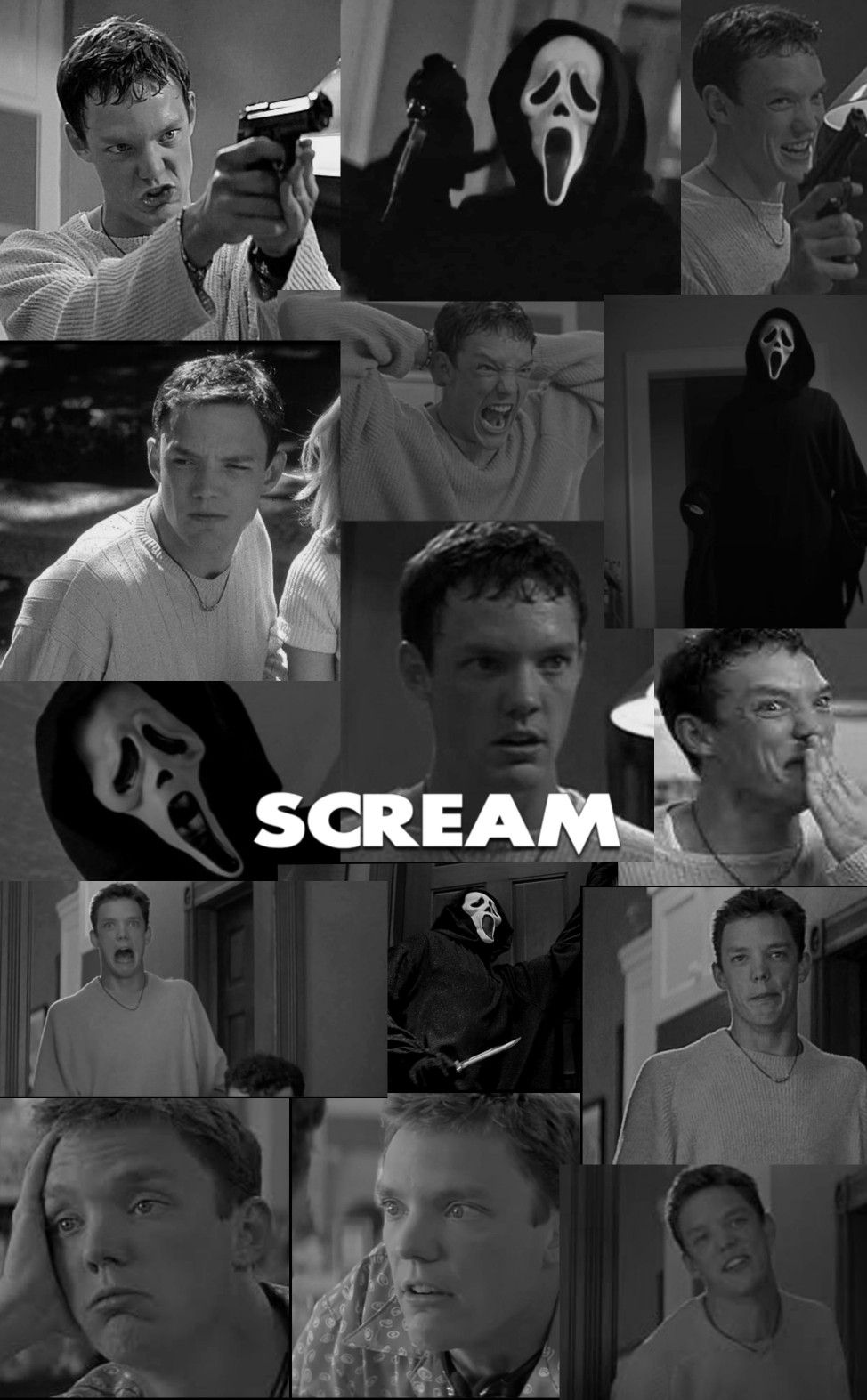 Stu Macher Scream. Scream cast, Ghostface wallpaper aesthetic, Scream