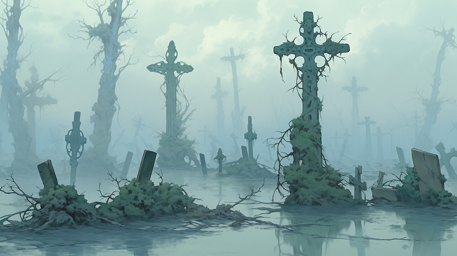 Grimdark Environment & Settings Anime Visual Novel Background