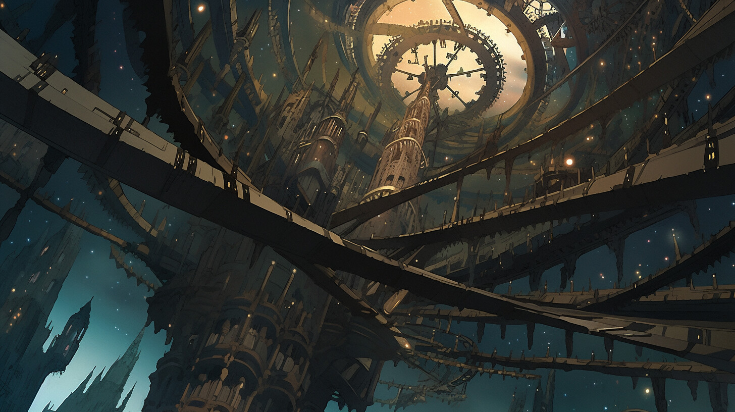 Grimdark Environment & Settings Anime Visual Novel Background