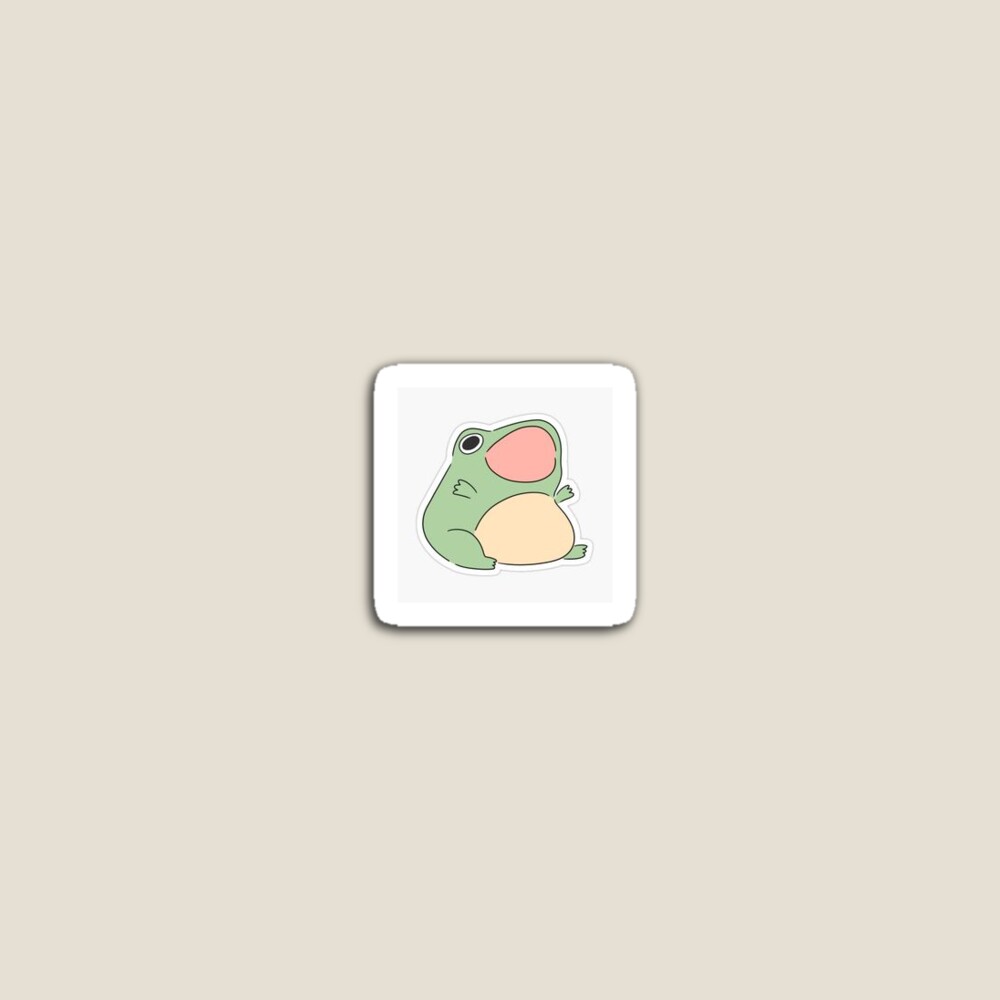 Preppy Frog Sticker Sticker