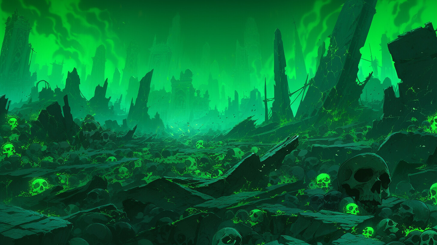 Grimdark Environment & Settings Anime Visual Novel Background