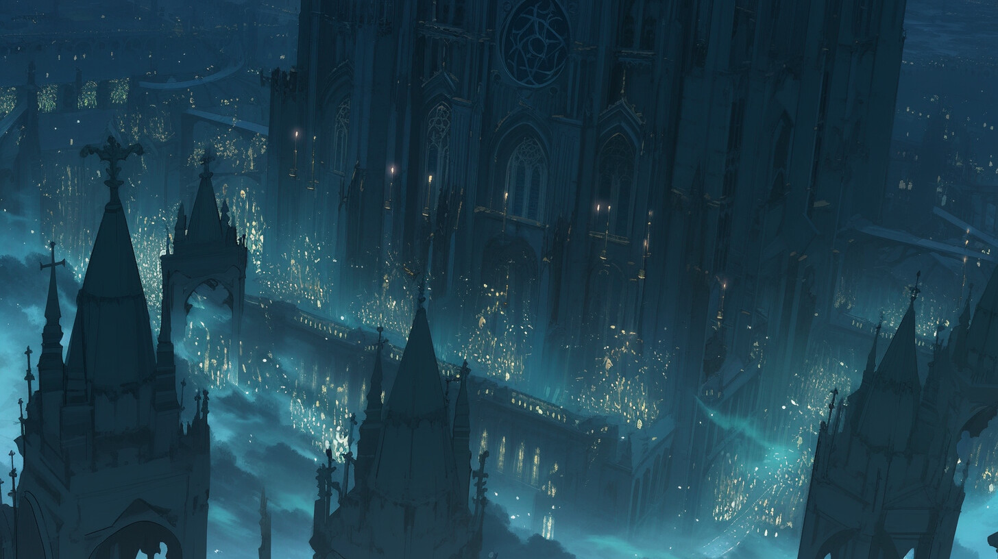 Grimdark Environment & Settings Anime Visual Novel Background