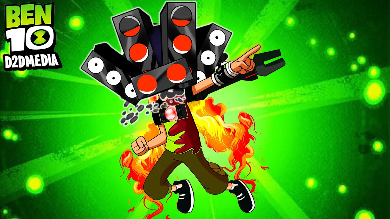 Titan Speaker Man vs 100 Skibidi Toilet, Ben 10 Skibidi Toilet Transformation Animation