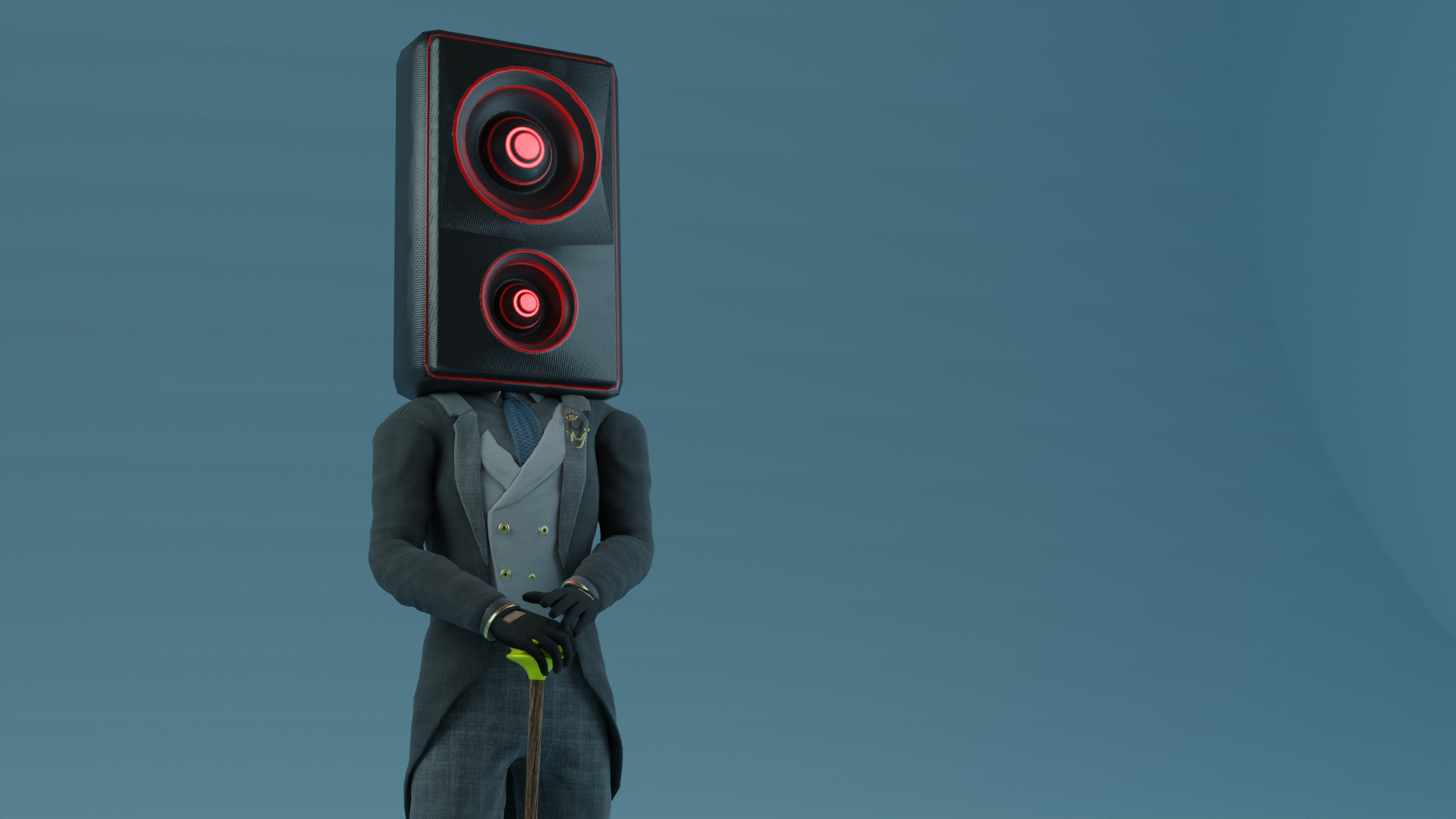 OBJ file Skibidi toilet (fancy speaker man)・Design to download and 3D print・Cults