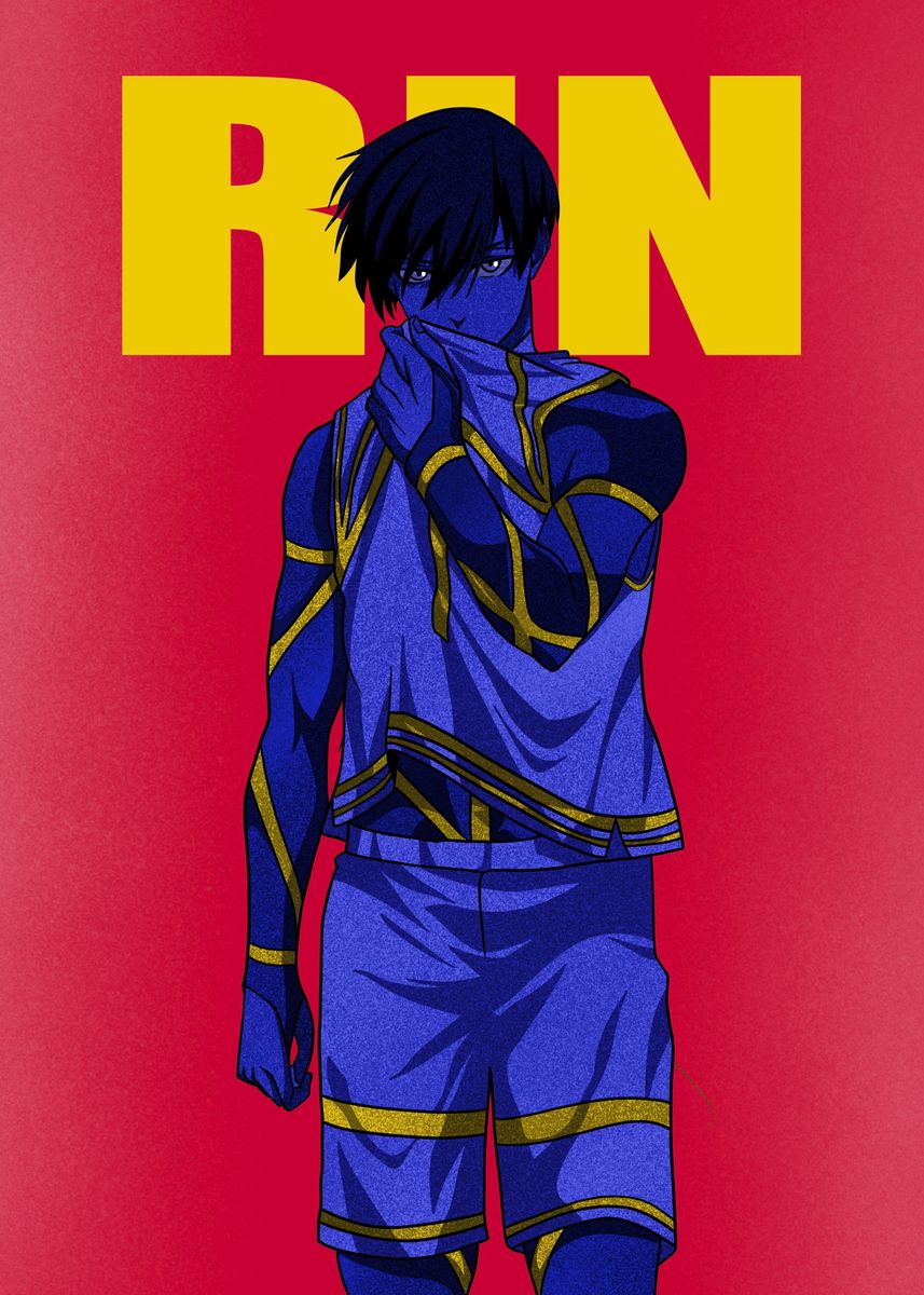 Rin Itoshi Blue Lock' Poster