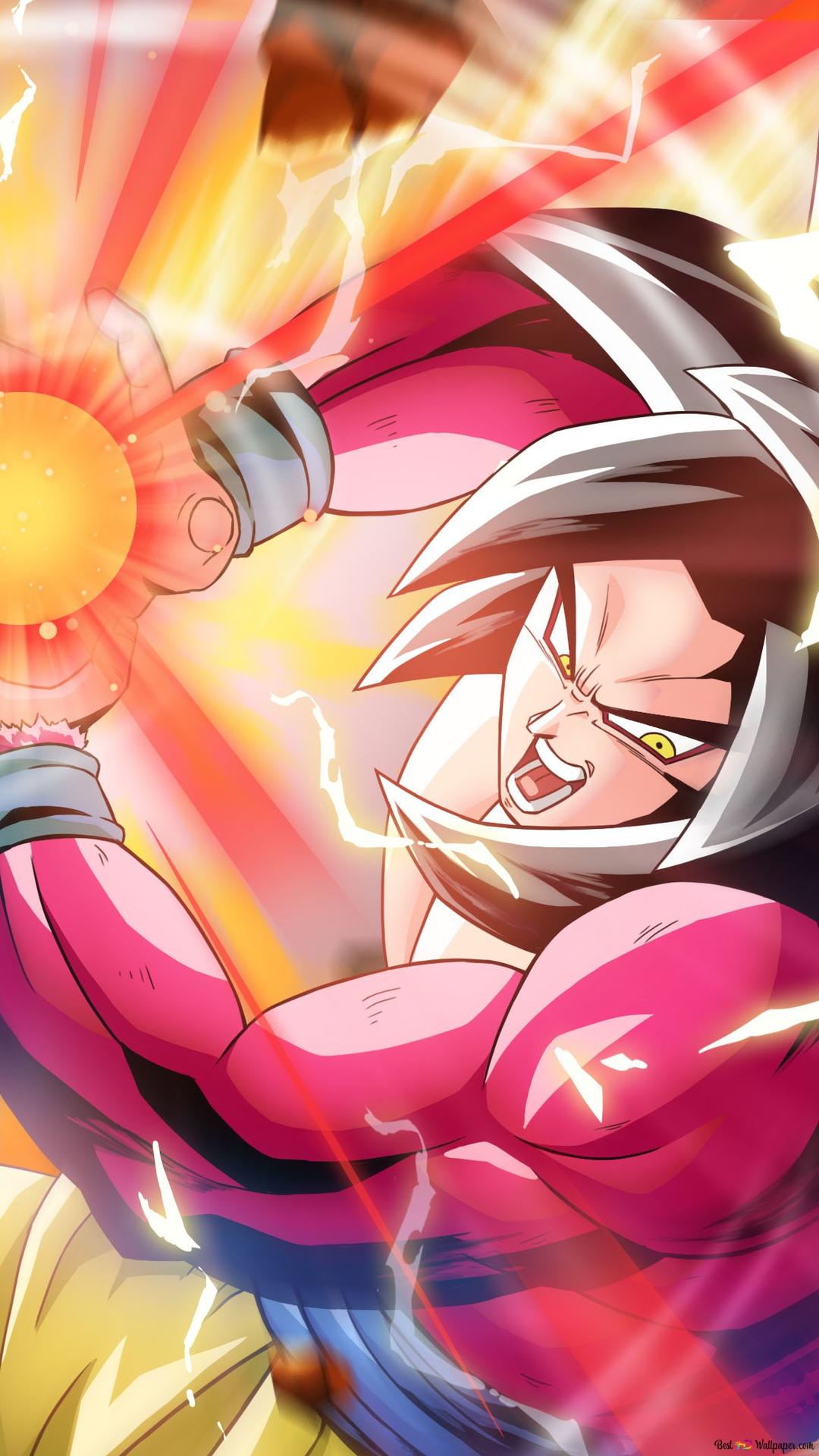Dragon Ball Super Goku SS4 2K wallpaper download