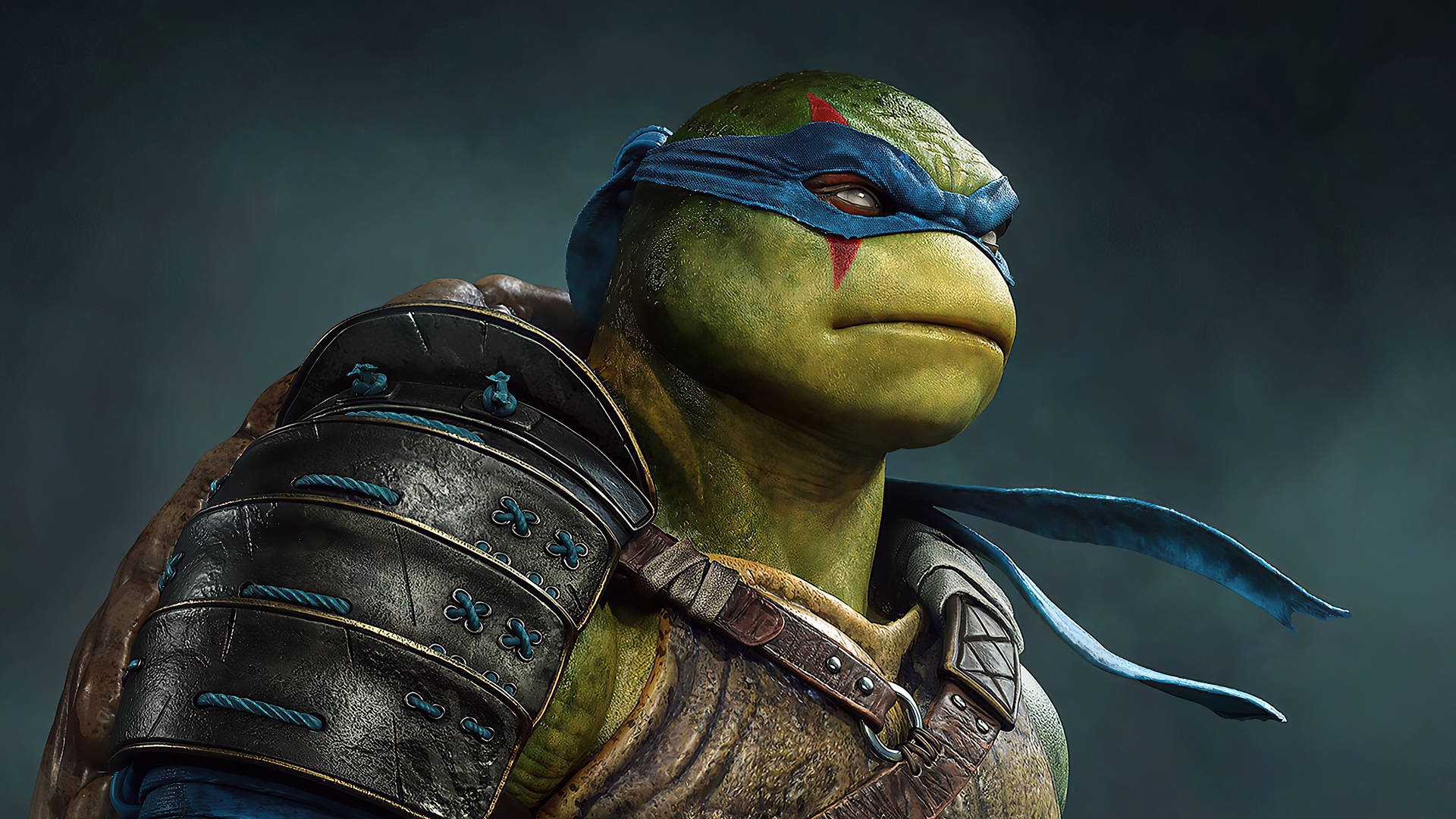 Download Teenage Mutant Ninja Turtles Serious Leonardo Wallpaper